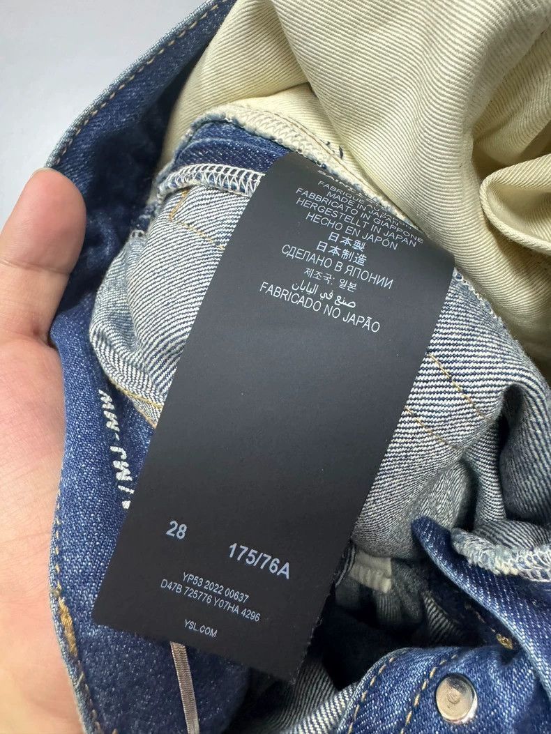 Saint Laurent Paris Saint Laurent Paris Saint Laurent Blue Wash Denim Jeans Si Size US 28 / EU 44 - 5 Thumbnail