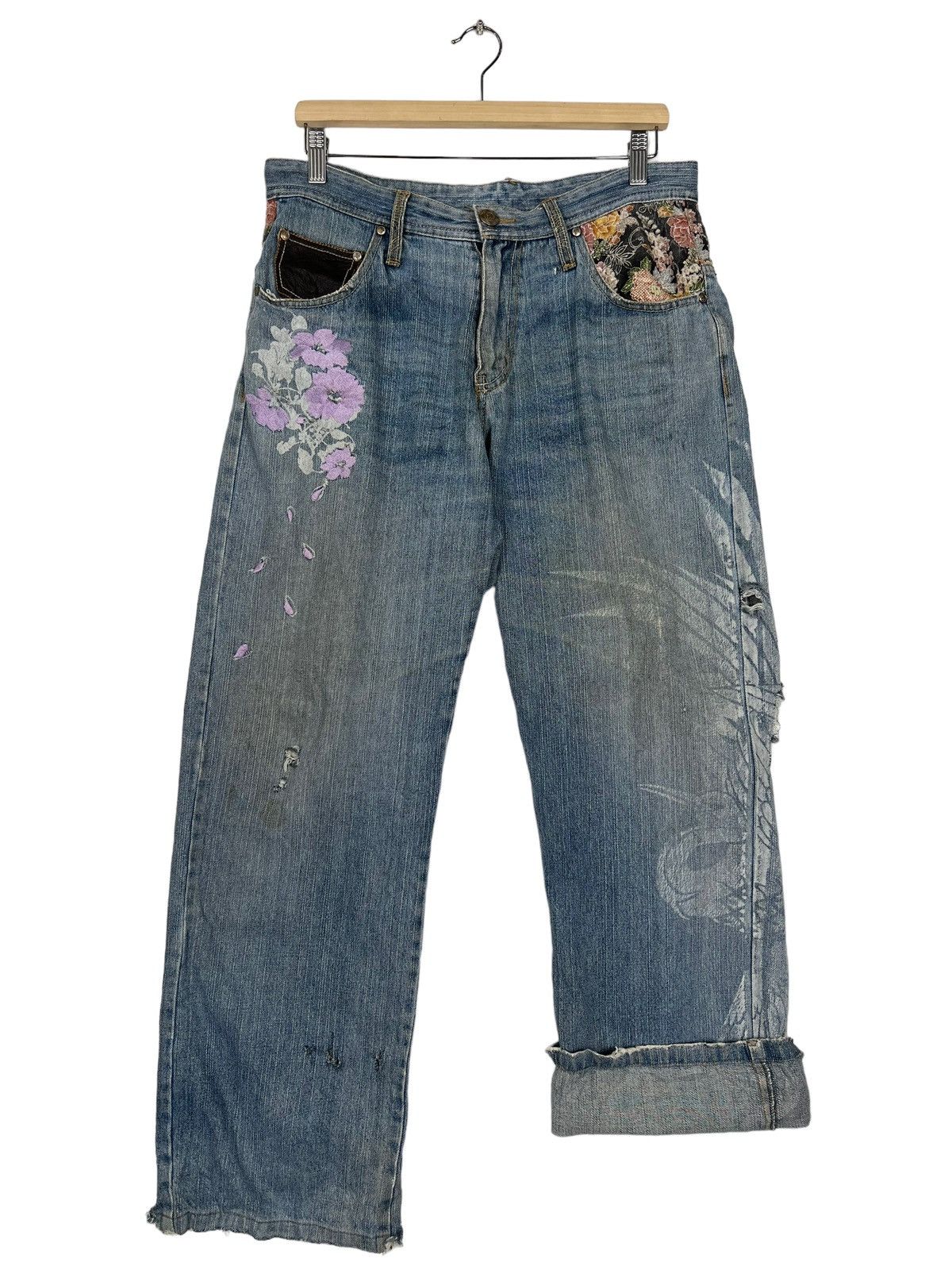Japanese Brand 🔥 VINTAGE GUMU EMBROIDERY Size US 34 / EU 50 - 11 Thumbnail