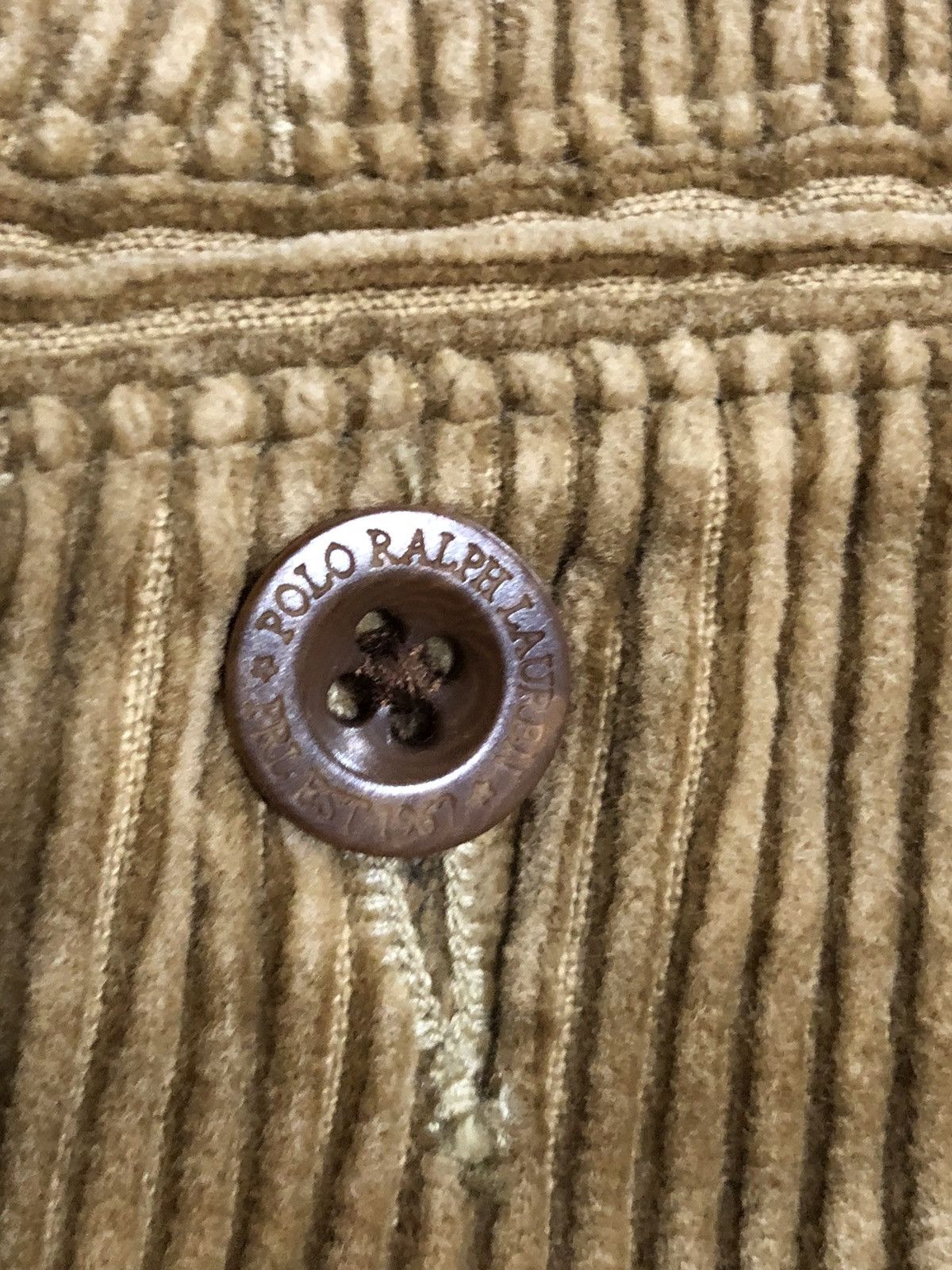 Polo Ralph Lauren Polo Ralph Lauren Pants Mens 36x32 Brown Corduroy Straight Size US 36 / EU 52 - 5 Thumbnail