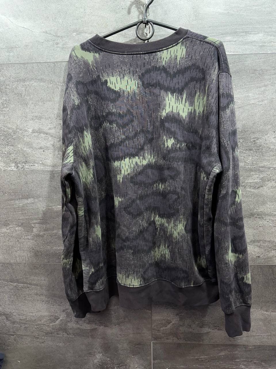 Paul Smith PAUL SMITH Camo Print Sweatshirt Military Black Green Size US XXL / EU 58 / 5 - 17 Thumbnail