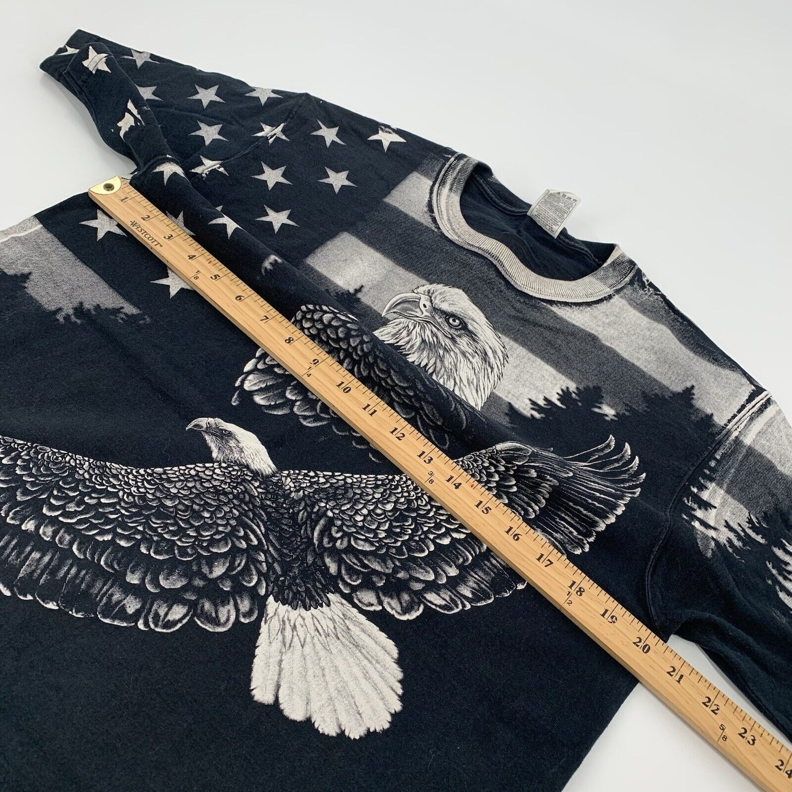 Fruit Of The Loom Vintage 90s Art Unlimited Harley Davidson Patch T-Shirt Size US L / EU 52-54 / 3 - 8 Thumbnail
