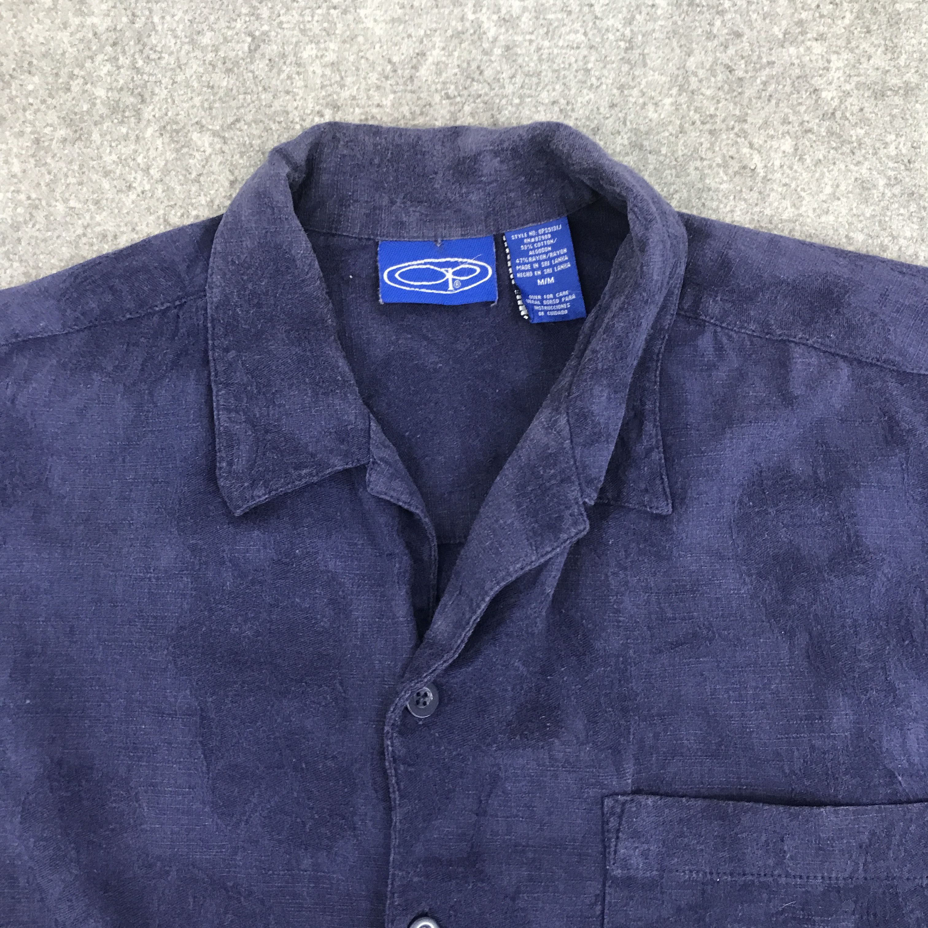 Japanese Brand × Vintage Rare OP Button Up Shirt Size US M / EU 48-50 / 2 - 5 Thumbnail