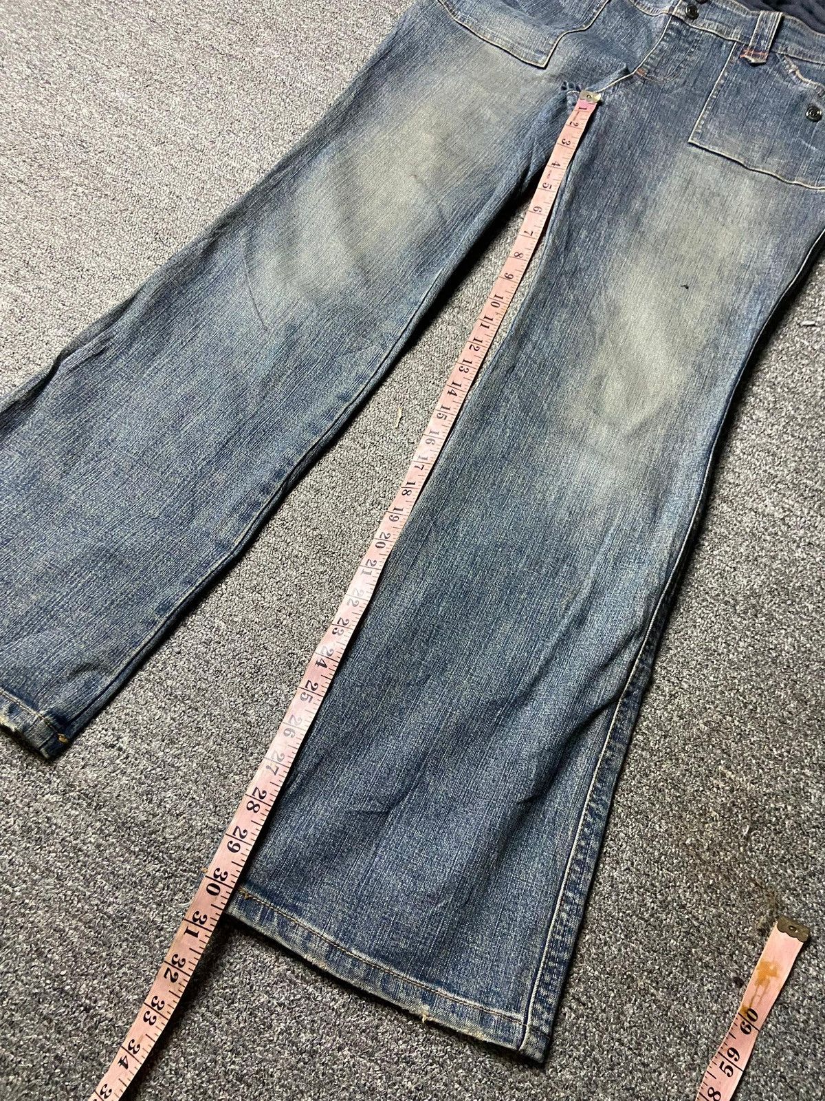 Japanese Brand Alpha Cubic Mother Maternity Jeans Pants (162) Size 34" / US 12 / IT 48 - 7 Thumbnail
