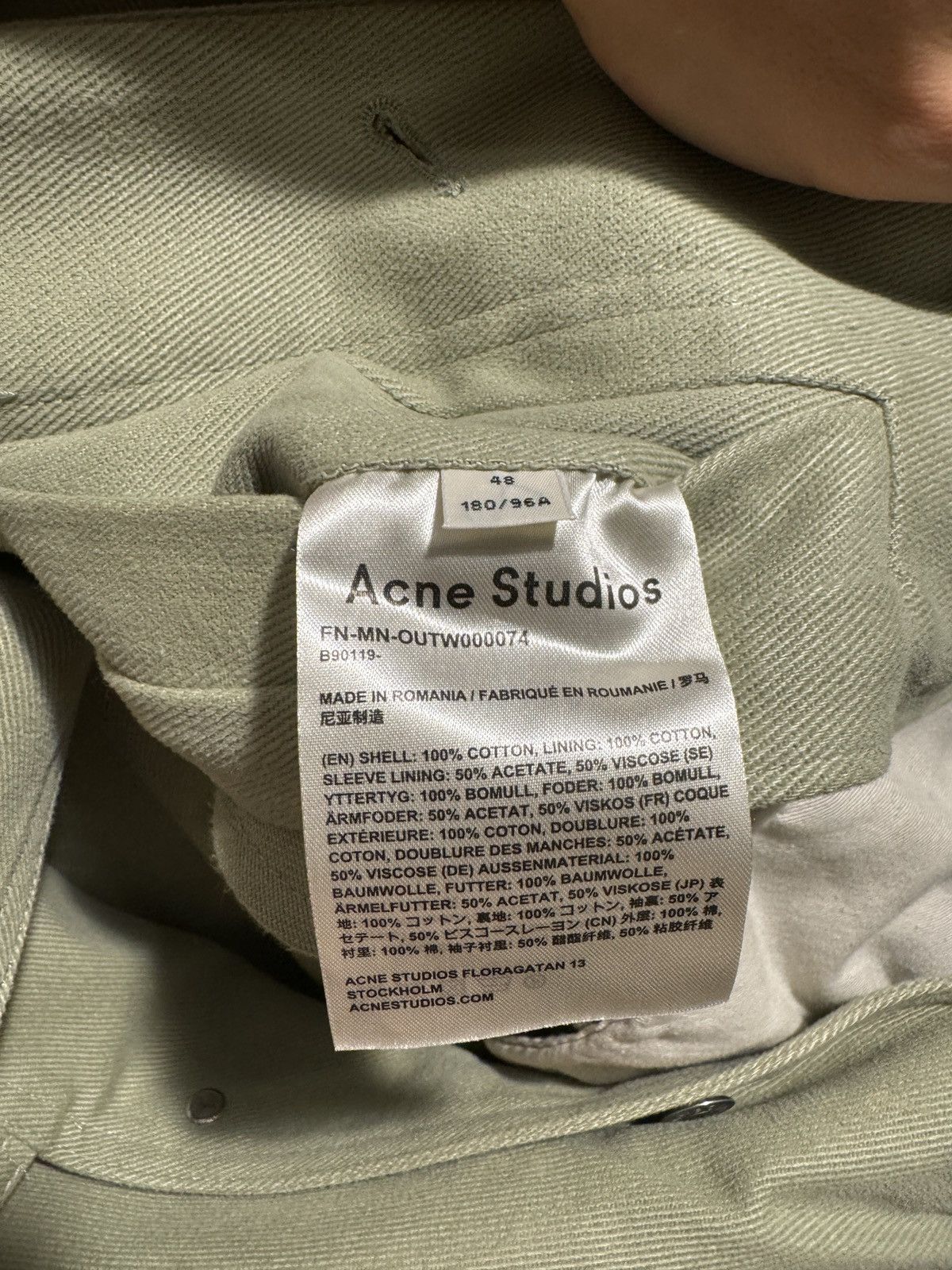 Acne Studios Acne Studios Spring 2019 Size US M / EU 48-50 / 2 - 12 Thumbnail