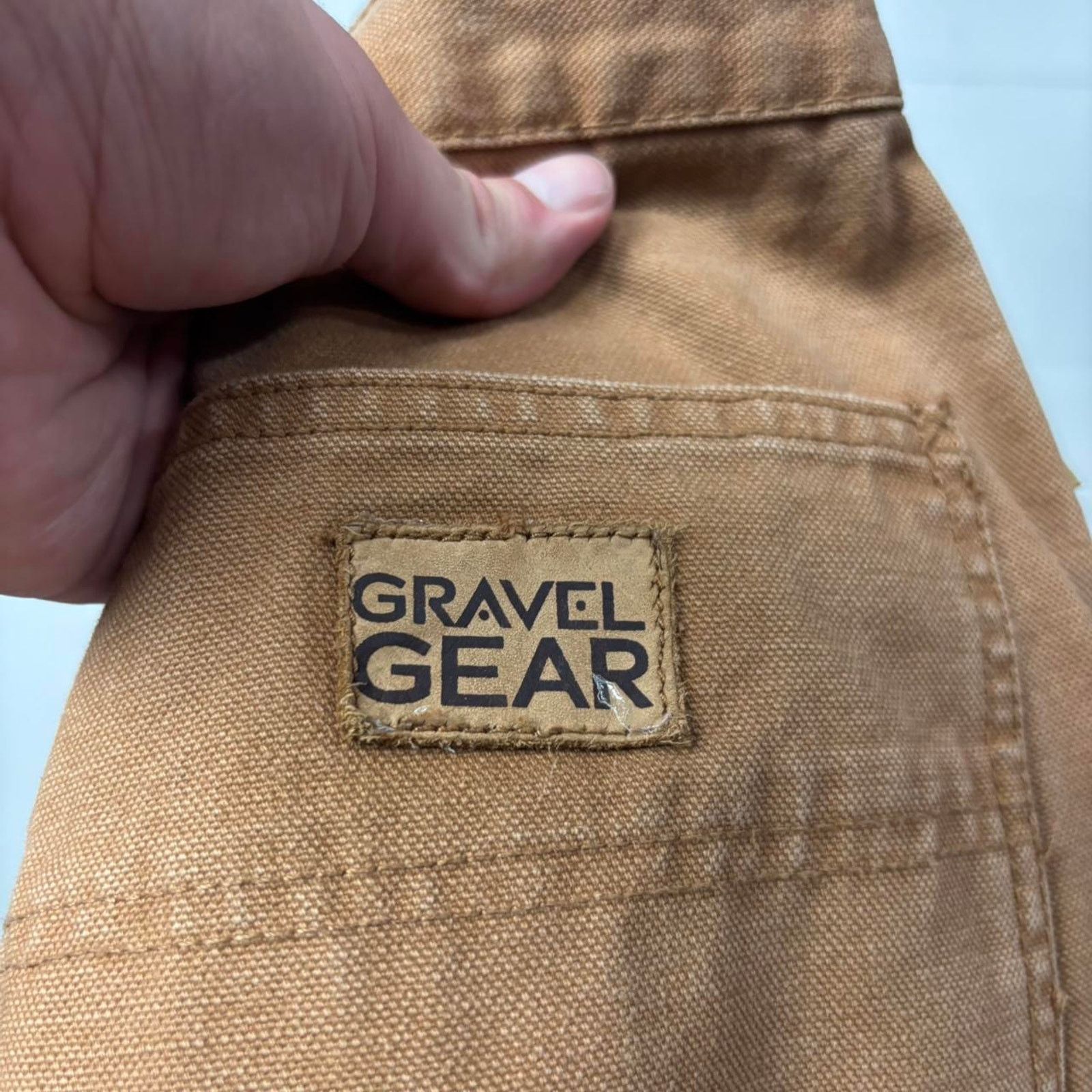 Vintage Vintage Carhartt Style Tan Baggy Carpenter Pants Size US 40 / EU 56 - 4 Thumbnail