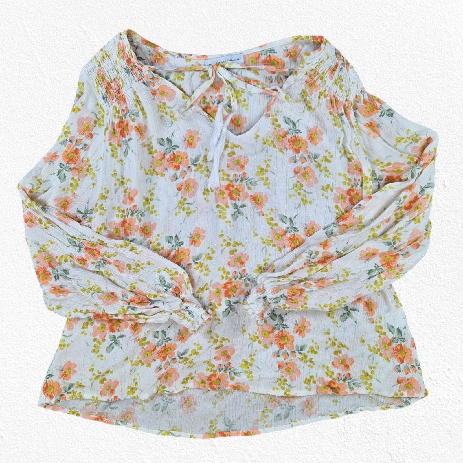Other Floral Off-Shoulder Peasant Blouse Size Small Size S / US 4 / IT 40 - 2 Thumbnail