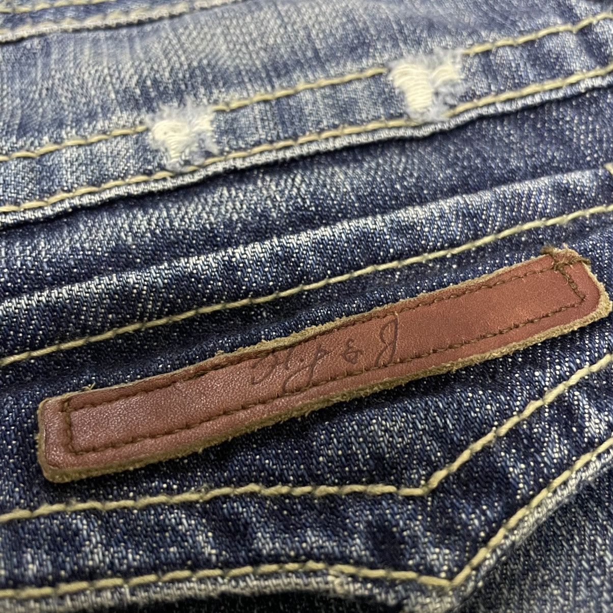 Le Grande Bleu (L.G.B.) 🇯🇵 JAPANESE SUPER FLARE BUTTON FLY WASHED DENIM PANTS Size US 30 / EU 46 - 13 Thumbnail