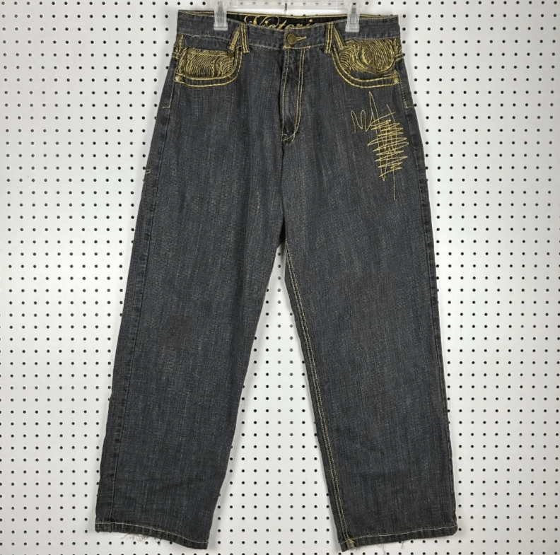 Japanese Brand Street Vintage Hip Hop Jeans Size US 34 / EU 50 - 4 Thumbnail