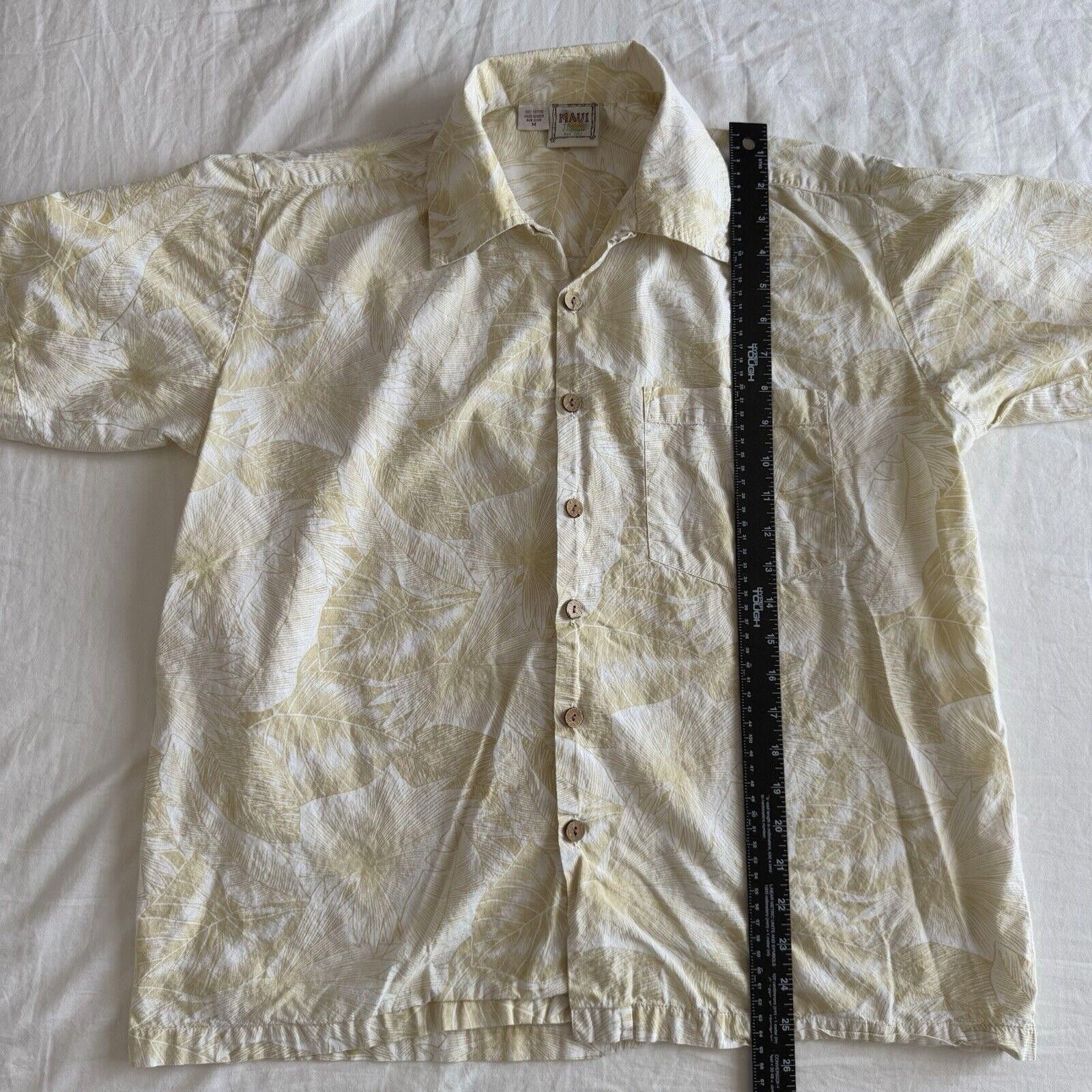 Designer Rare Maui Trading Co Button Up Hawaiian Shirt Men’s M Yellow Size US M / EU 48-50 / 2 - 5 Thumbnail