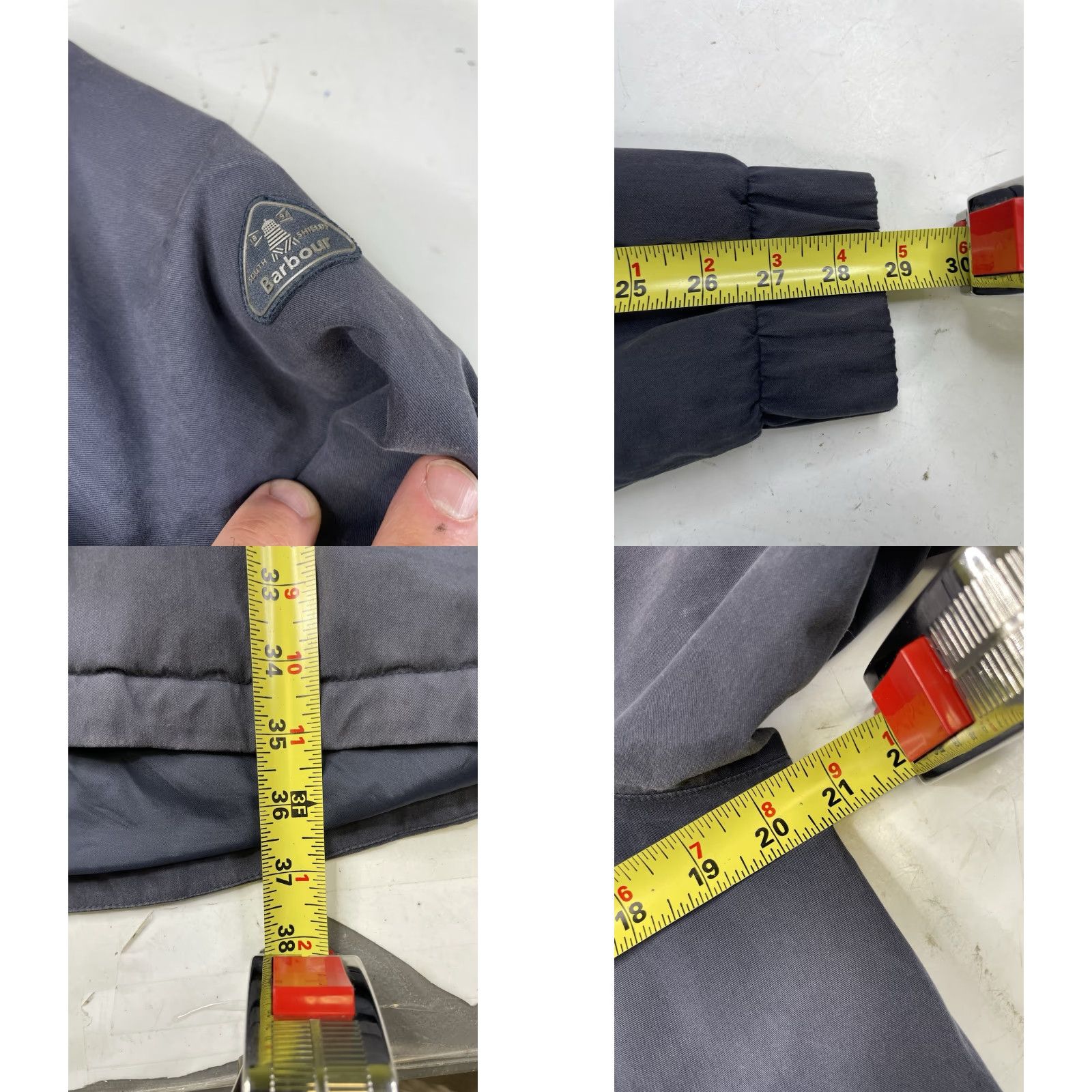 Barbour VINTAGE Barbour Jacket Blue Women Barbour Hauxley Parka Coat Insulated Waterproof Windproof All Seasons Full Zip Pockets 6 US 6 Size M / US 6-8 / IT 42-44 - 8 Thumbnail