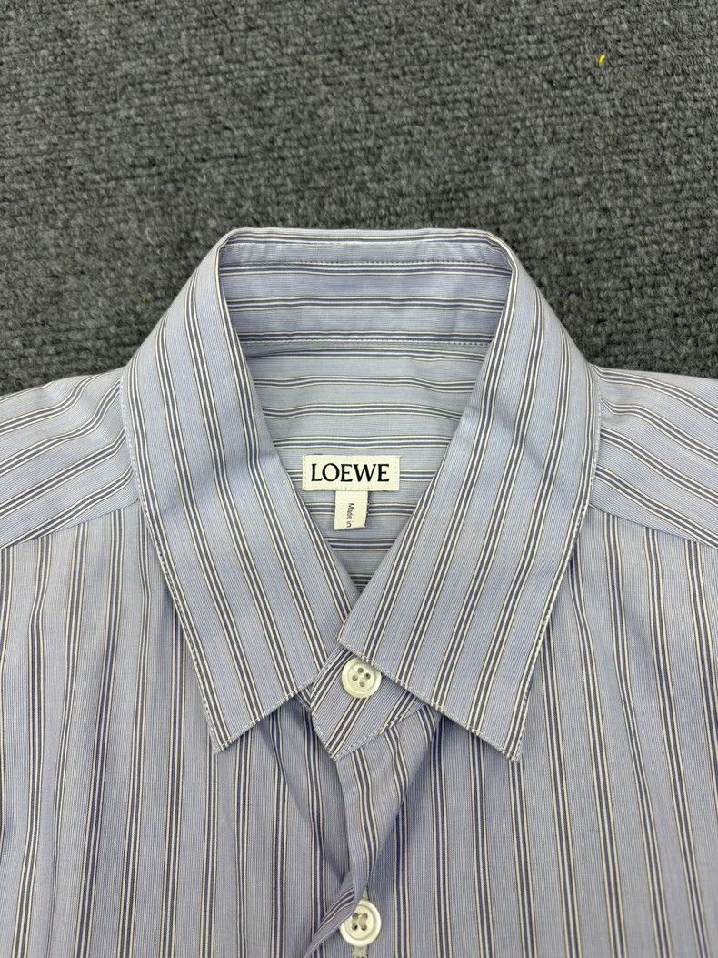 Loewe LOEWE Blue striped patch logo shirt Size XS / US 0-2 / IT 36-38 - 3 Thumbnail