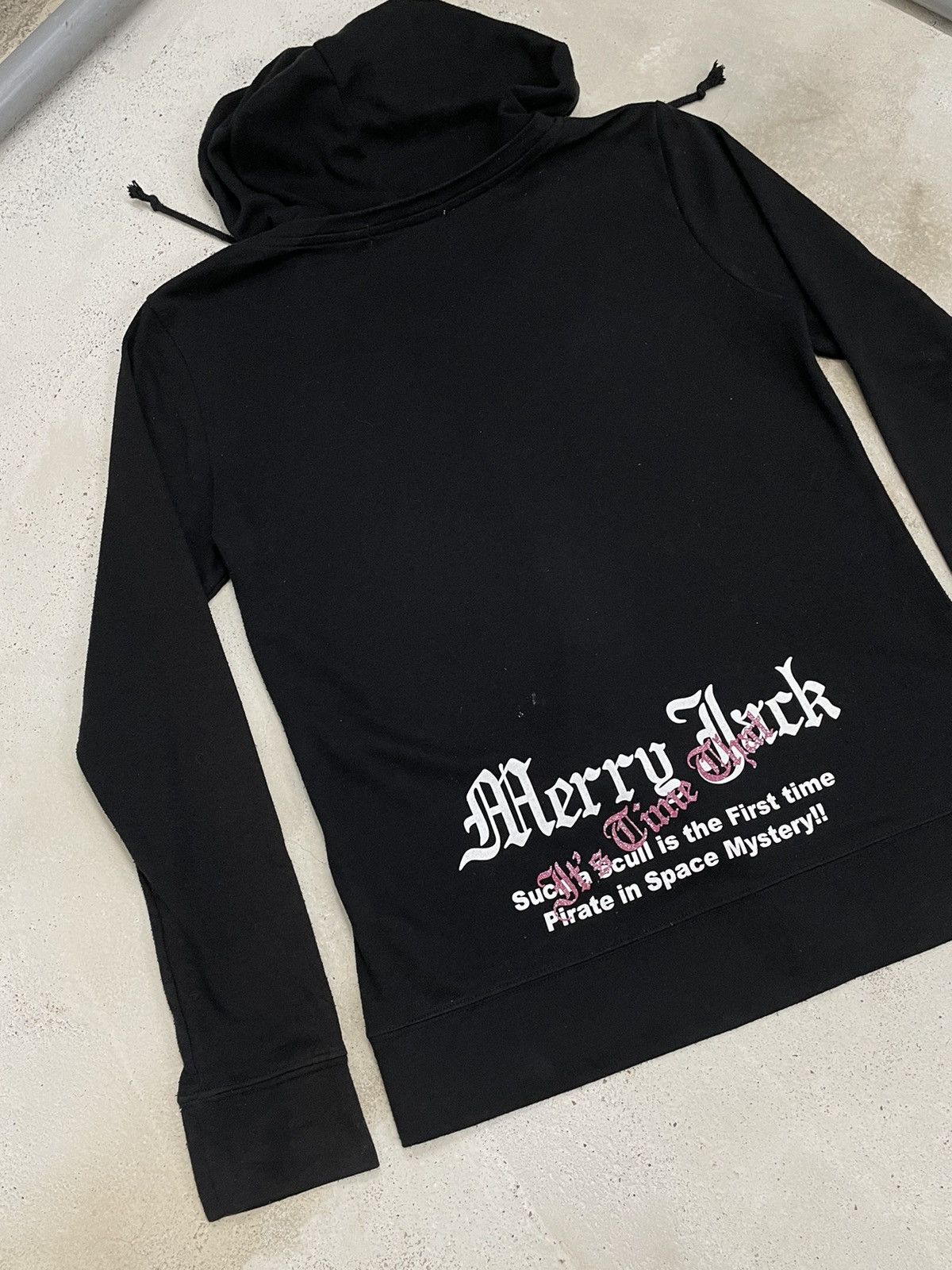 If Six Was Nine × Japanese Brand Petit Berry Skull Blink Crop Hoodie Life Poem Size US M / EU 48-50 / 2 - 10 Thumbnail