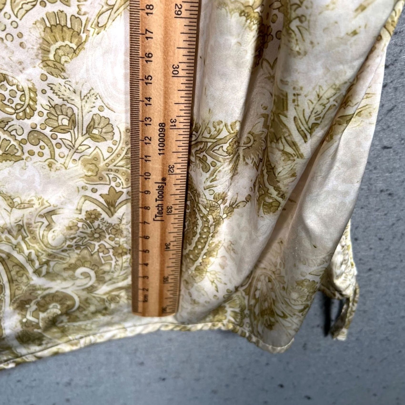 Garage Garage Womens XS Gold Paisley Cowl Neck Mini Dress Straps Adjustable Sleeveless, Pullover, Short, Regular, Summer, Spring, Womens Size XS / US 0-2 / IT 36-38 - 6 Thumbnail