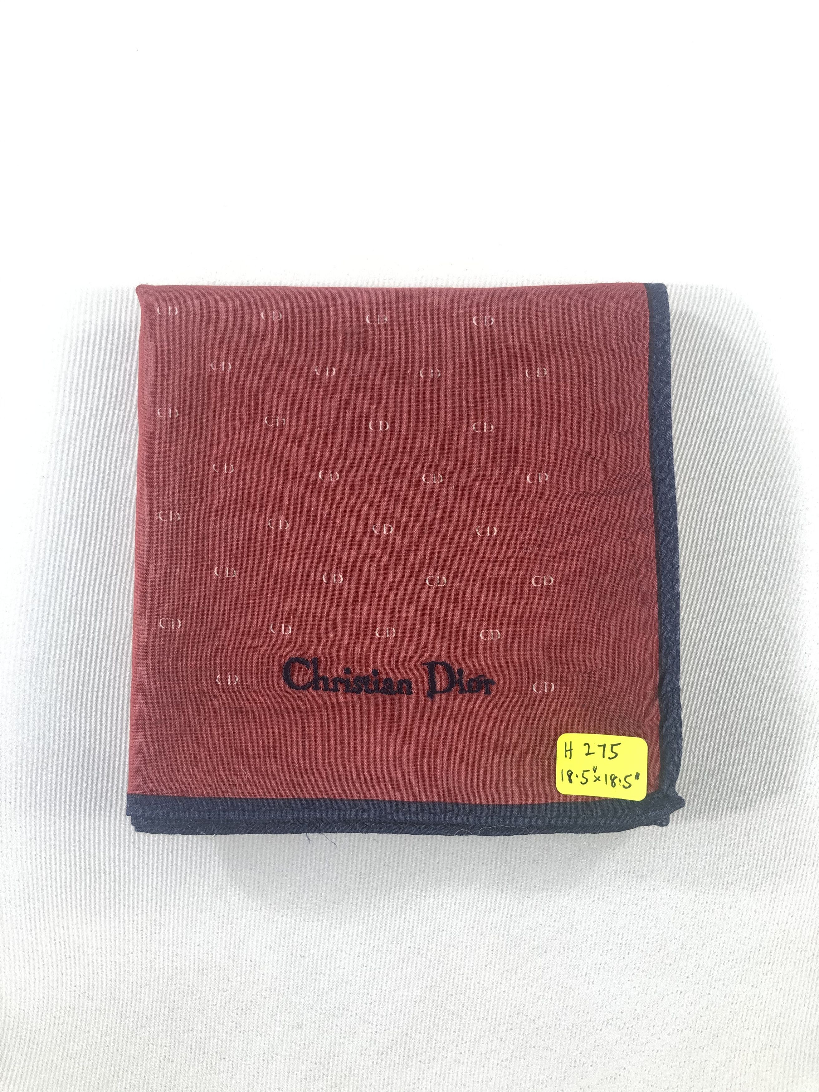 Vintage Christian Dior Handkerchief / Bandana / Neckerchief Size ONE SIZE - 4 Thumbnail