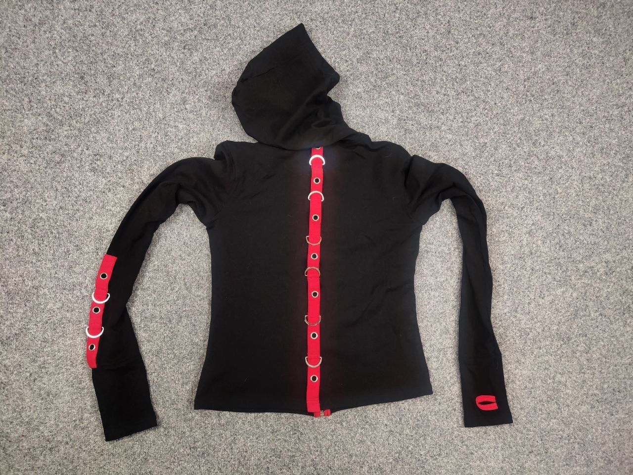 If Six Was Nine Vintage living dead dolls Avant Garde Zip Up Hoodie Y2K Size US M / EU 48-50 / 2 - 8 Thumbnail
