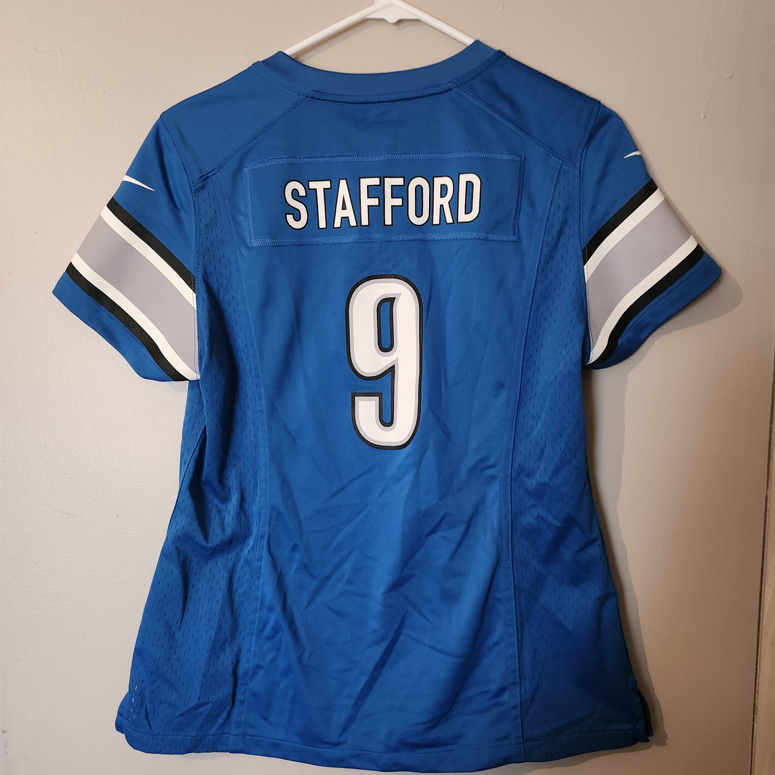 Nike Nike Detroit Lions Matt Stafford #9 NFL Jersey Women Blue M Size M / US 6-8 / IT 42-44 - 5 Thumbnail