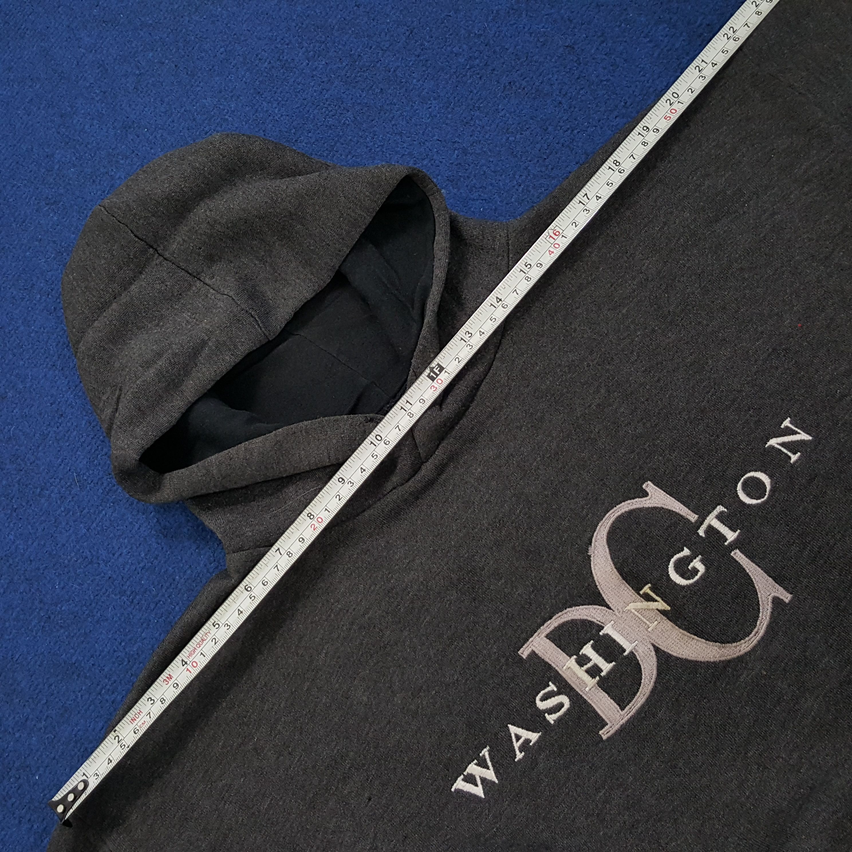 DC × Vintage Vintage DC Washington Spell Out Hoodies Size US M / EU 48-50 / 2 - 10 Thumbnail