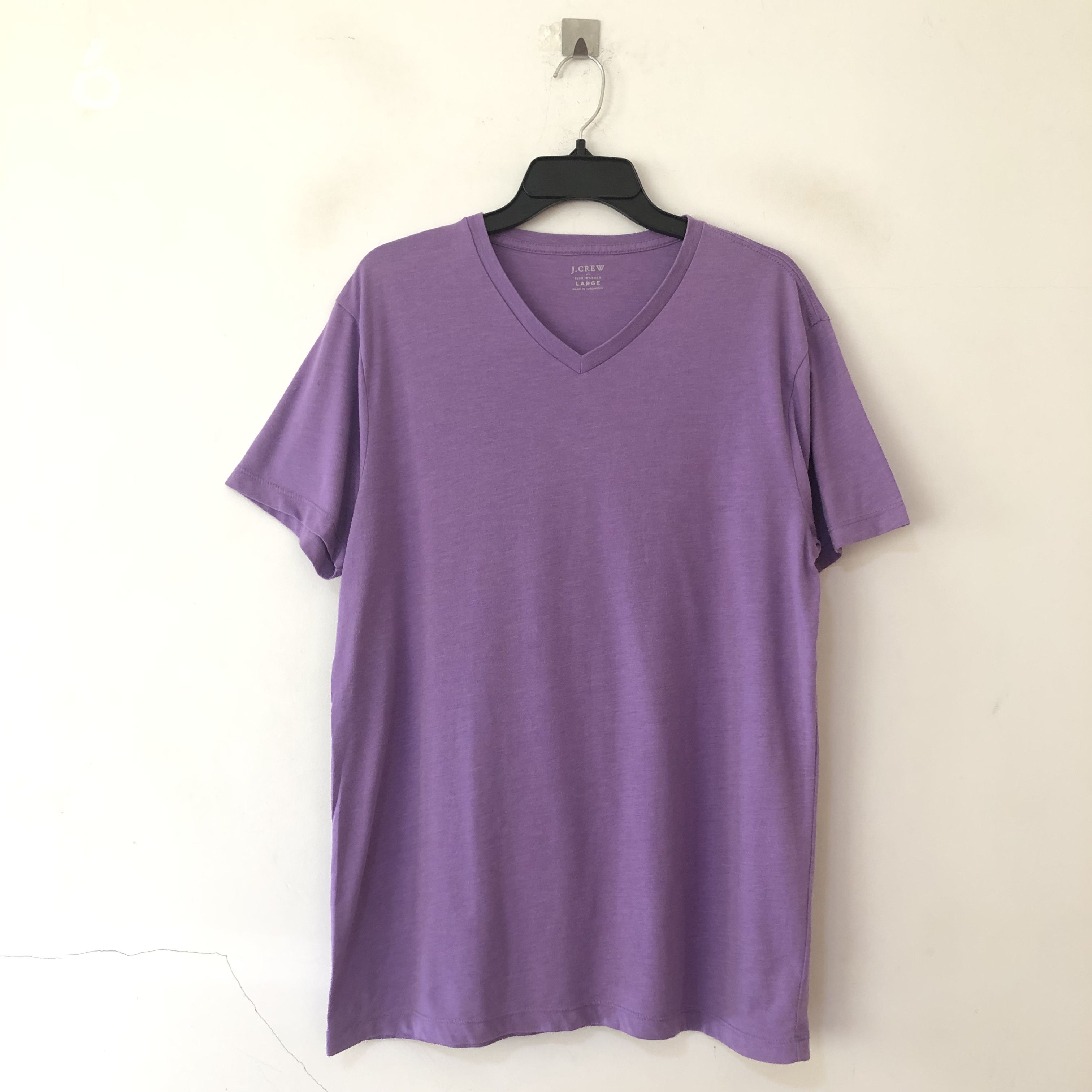 J.Crew J.Crew Slim Washed V-Neck T-Shirt Short Sleeve Size US L / EU 52-54 / 3 - 1 Thumbnail