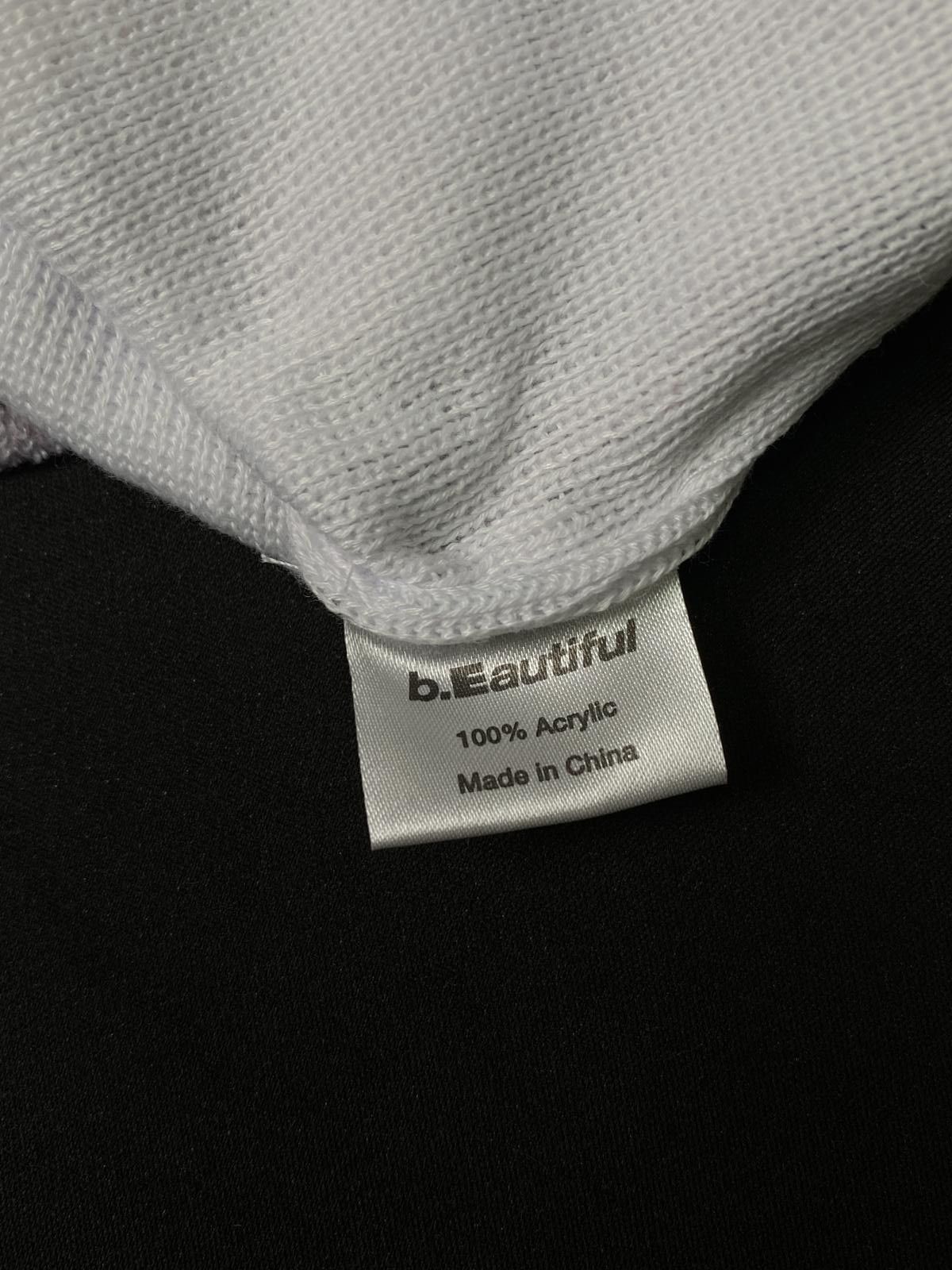 Japanese Brand Deadstock b.Eautiful Swatch Camo No Cuff Knit Beanie OS Size ONE SIZE - 8 Thumbnail