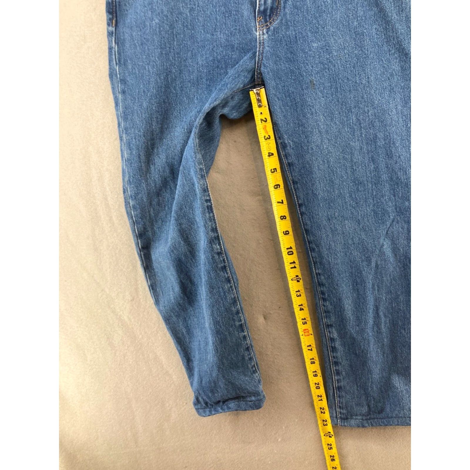 Vintage Rollas Jeans Womens Jens 27 Blue Original Cropped Straight 5-Pocket Denim Cotton Blend High Rise Size ONE SIZE - 5 Thumbnail