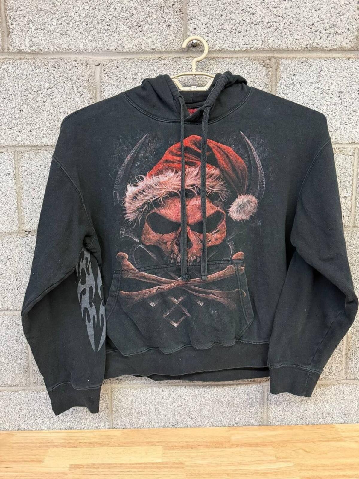 Other Spiral Direct Skull Santa Gothic Hoodie XXL Black Metal Size US XXL / EU 58 / 5 - 1 Thumbnail