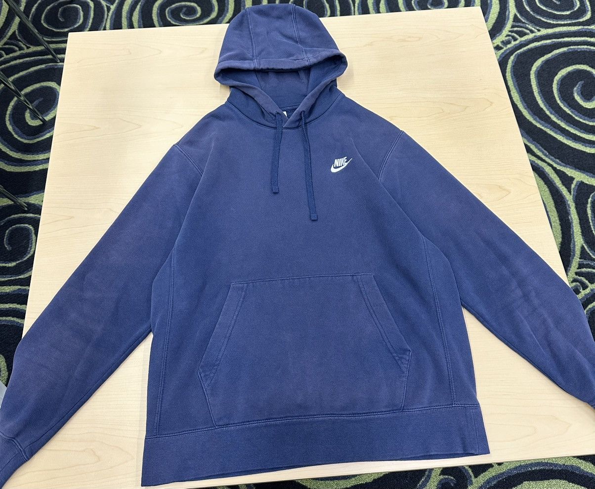 Nike Blue Nike Pullover Hoodie Size US M / EU 48-50 / 2 - 2 Thumbnail