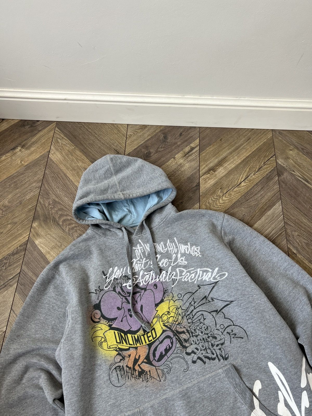 Ecko Unltd. Vintage Ecko Overprinted Streetwear Hoodie Size US XL / EU 56 / 4 - 7 Thumbnail