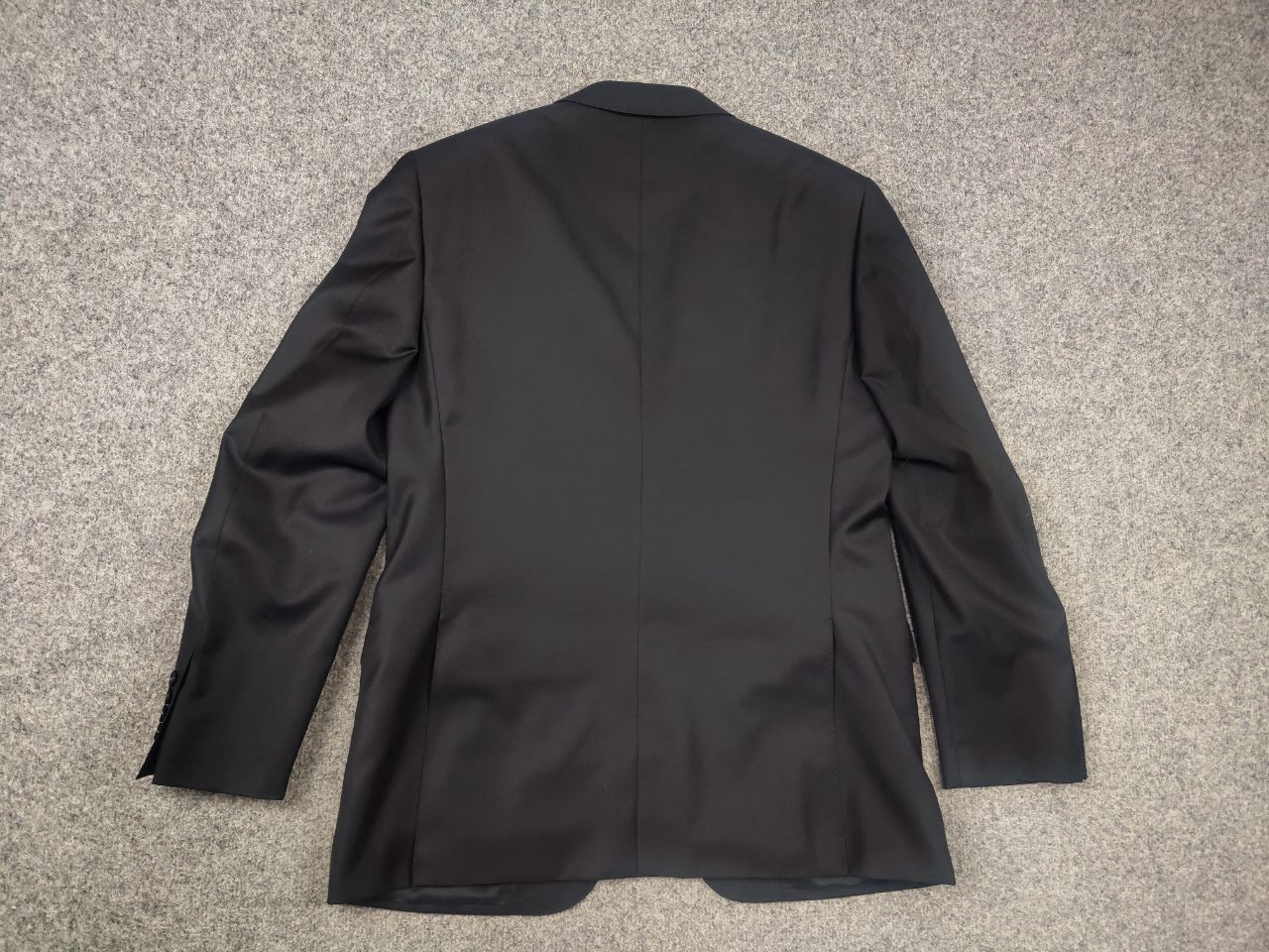 Canali Canali Italy Design 2 buton Business Classic Suit Black wool Size 50R - 9 Thumbnail