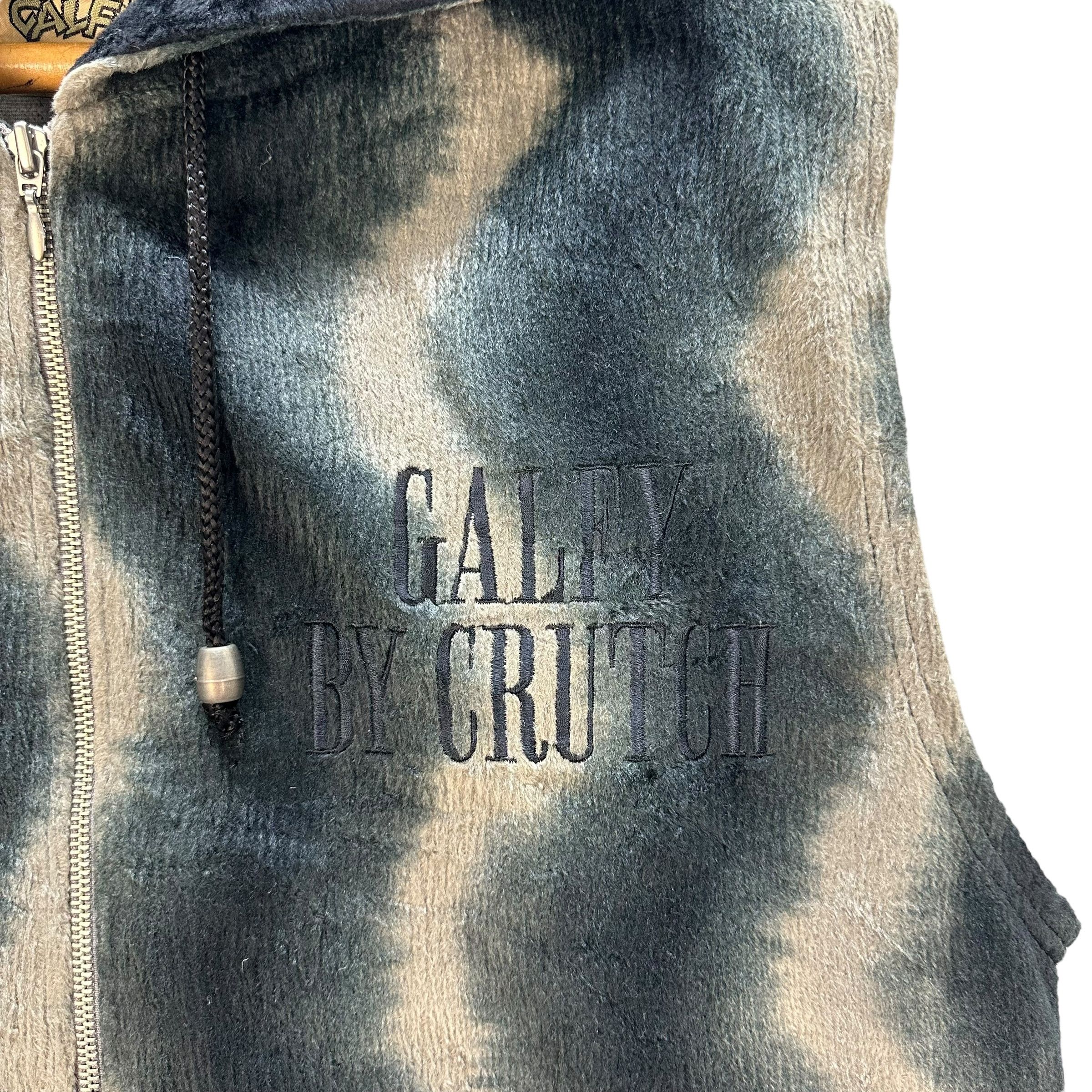 Japanese Brand GALFY BY CRUTCH EMBROIDERY LOGO FLEECE HOODIE VEST #8789-026 Size US L / EU 52-54 / 3 - 3 Thumbnail