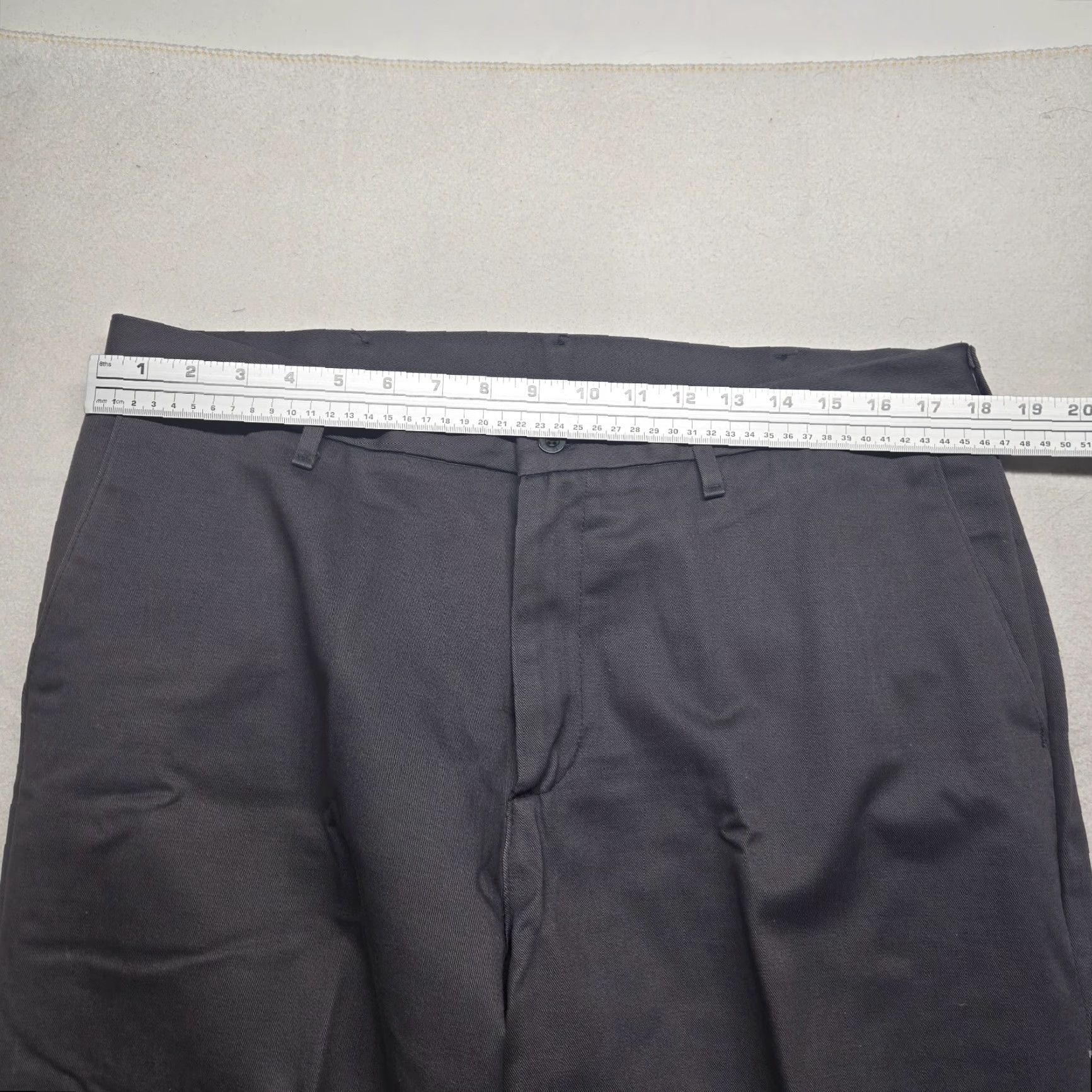 Wrangler Wrangler Dress Pants Gray 36 x 30 Men Flat Front Straight Leg Career Office Business Casual Dress Pants Mens Size US 36 / EU 52 - 4 Thumbnail