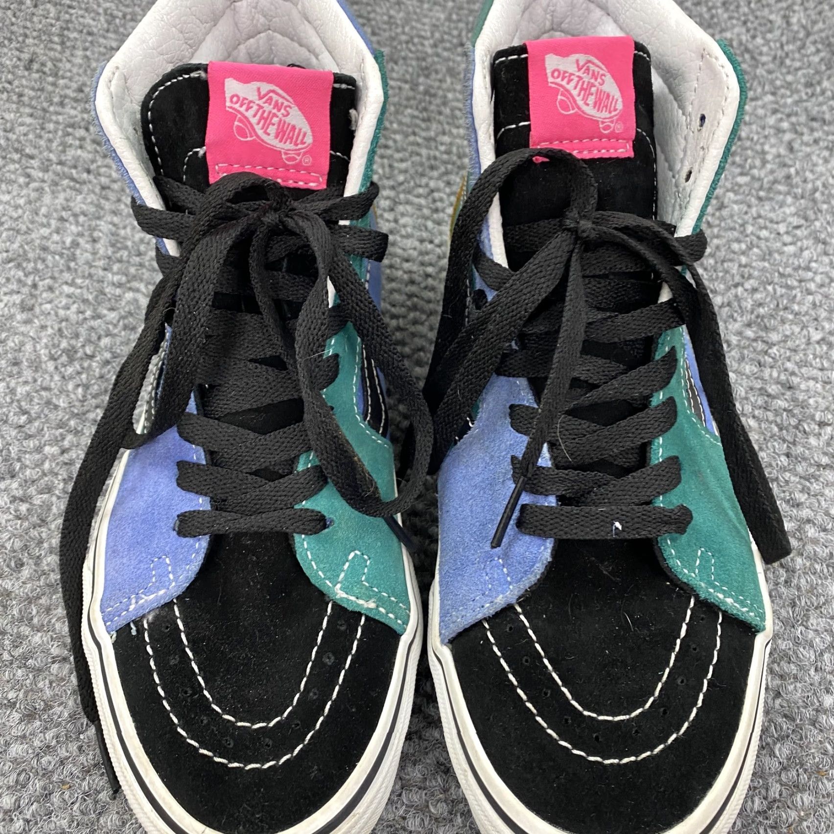 Vans Vans Sk8-Hi Shoes Womens 7.5 Multicolor Suede Canvas High Top Sneakers Size M / US 6-8 / IT 42-44 - 5 Thumbnail