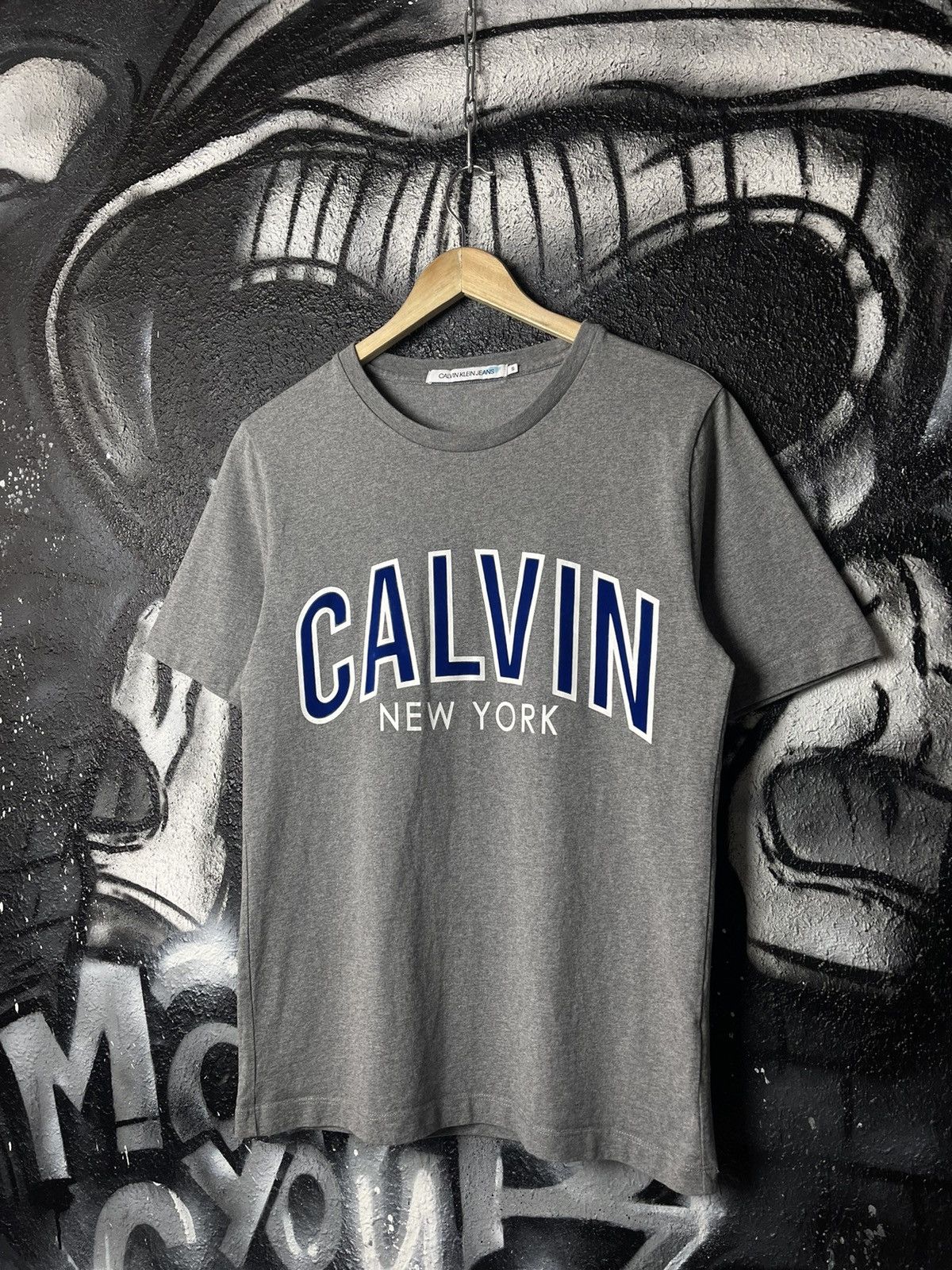 Calvin Klein Calvin Klein New York Big Logo Short Sleeve T-Shirt Men’s S Size US S / EU 44-46 / 1 - 1 Thumbnail