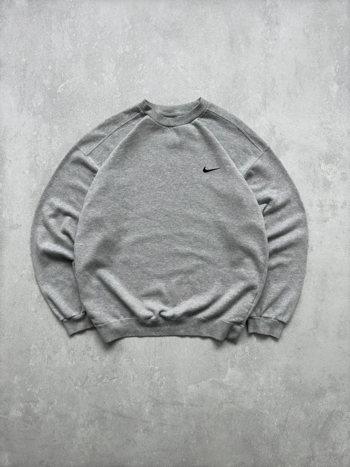 Nike × Vintage Vintage Nike Y2K Boxy Fit Sweatshirt Swoosh Logo 90s Size US XL / EU 56 / 4 - 1 Thumbnail