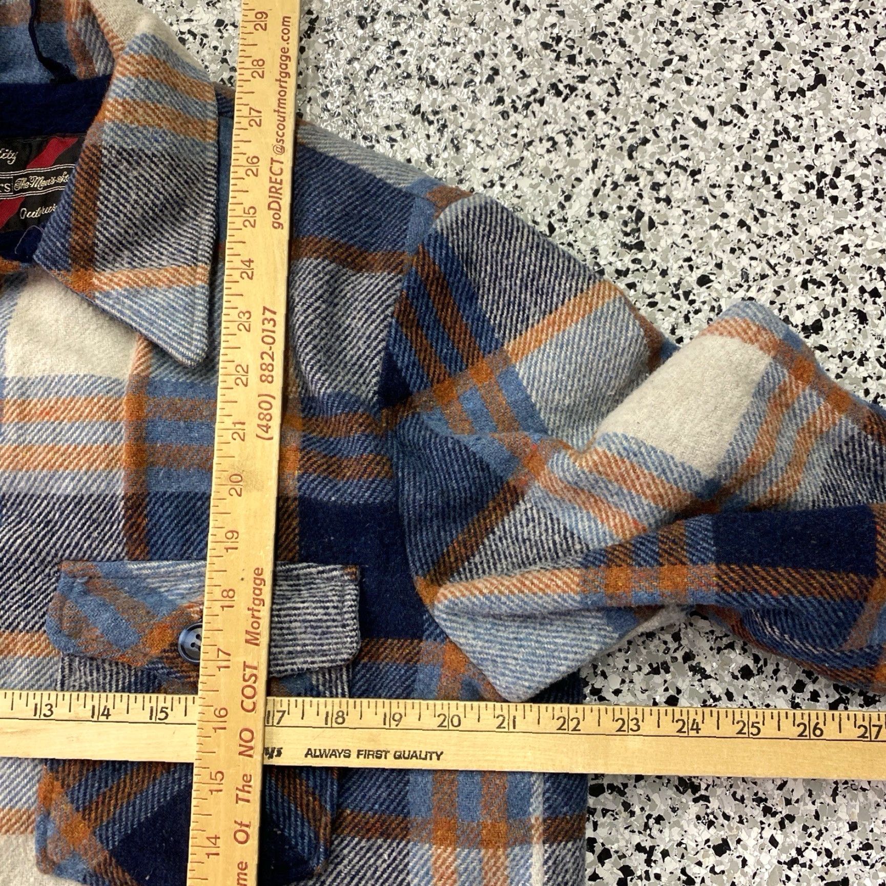 Sears VINTAGE Sears Plaid Wool Coat Jacket L Tall Men 70s 80s Sherpa Lined Wool Coat Men Large Tall Gray Plaid Outdoor 80s 70s Size US L / EU 52-54 / 3 - 5 Thumbnail