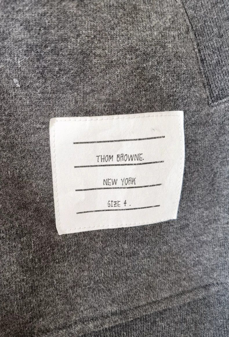 Thom Browne Thom Browne Dark grey coat Size US XL / EU 56 / 4 - 2 Thumbnail