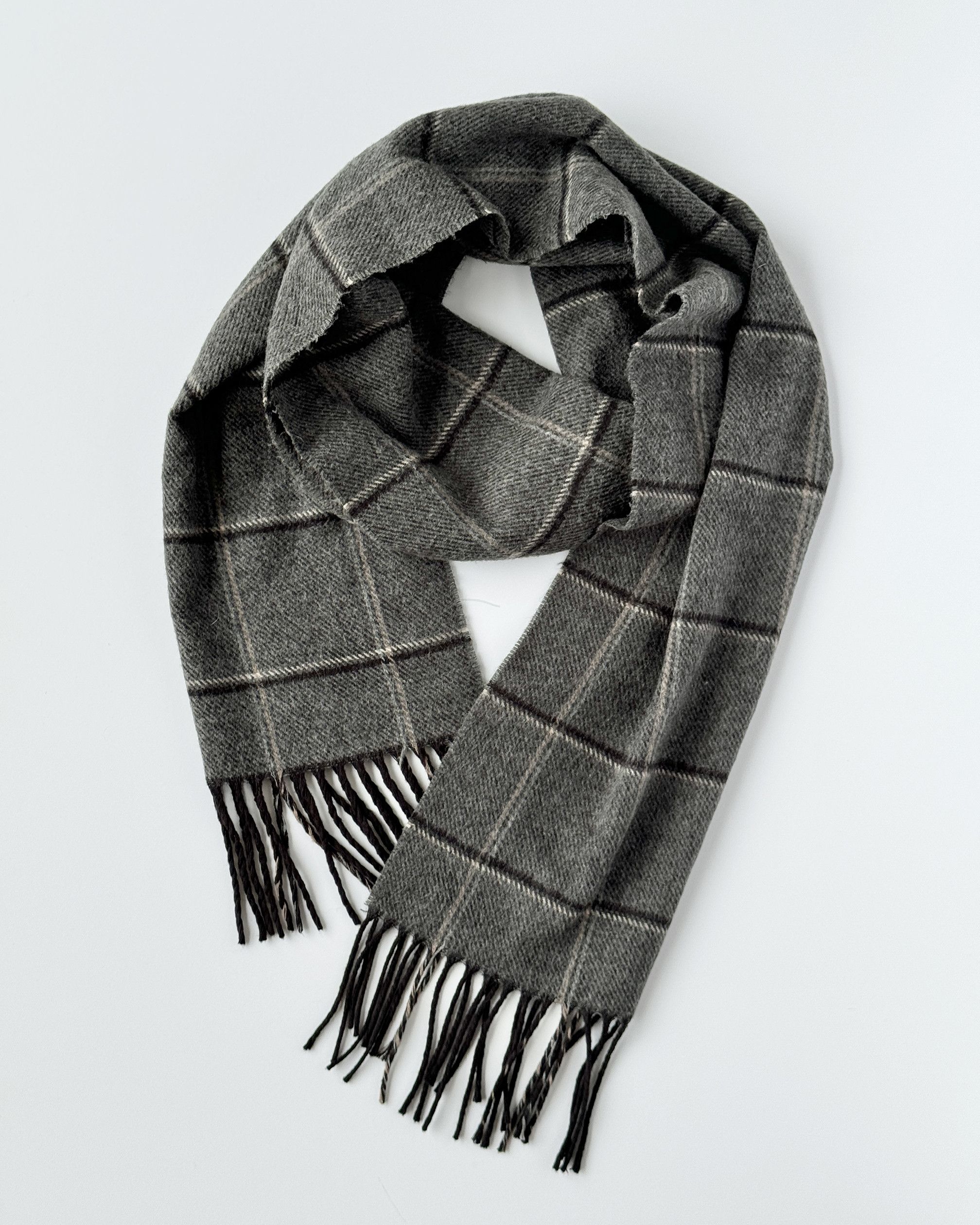 Vintage Cashmere Scarf 🩶 Size ONE SIZE - 2 Thumbnail