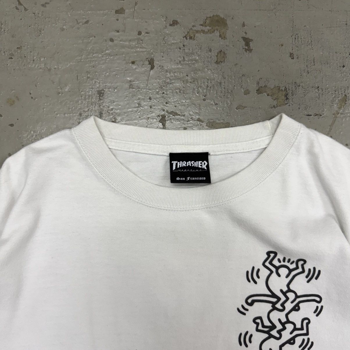 Keith Haring Keith Haring Thrasher Skateboard Tee Longsleeve Size US M / EU 48-50 / 2 - 3 Thumbnail