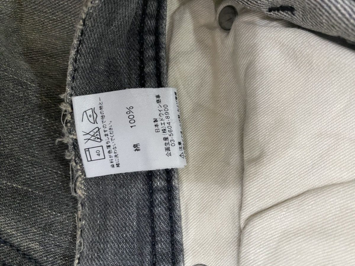 Lee × Vintage Vintage lee rider black faded distressed denim Size US 33 - 9 Thumbnail