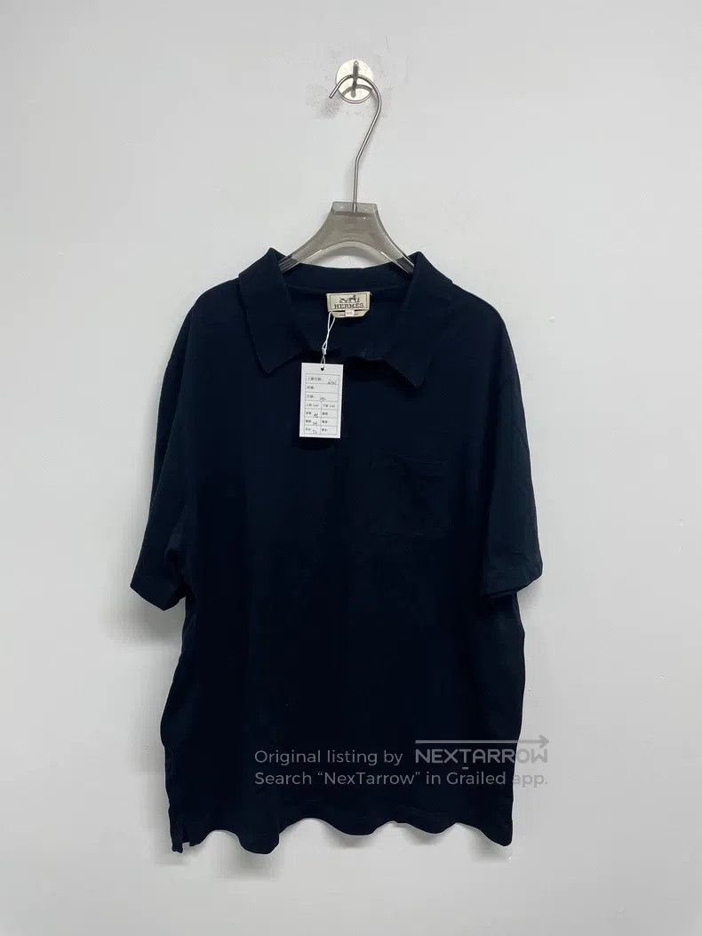 Hermes Hermes Polo Neck Short-Sleeve Black Size 3XL / US 20-22 - 1 Thumbnail