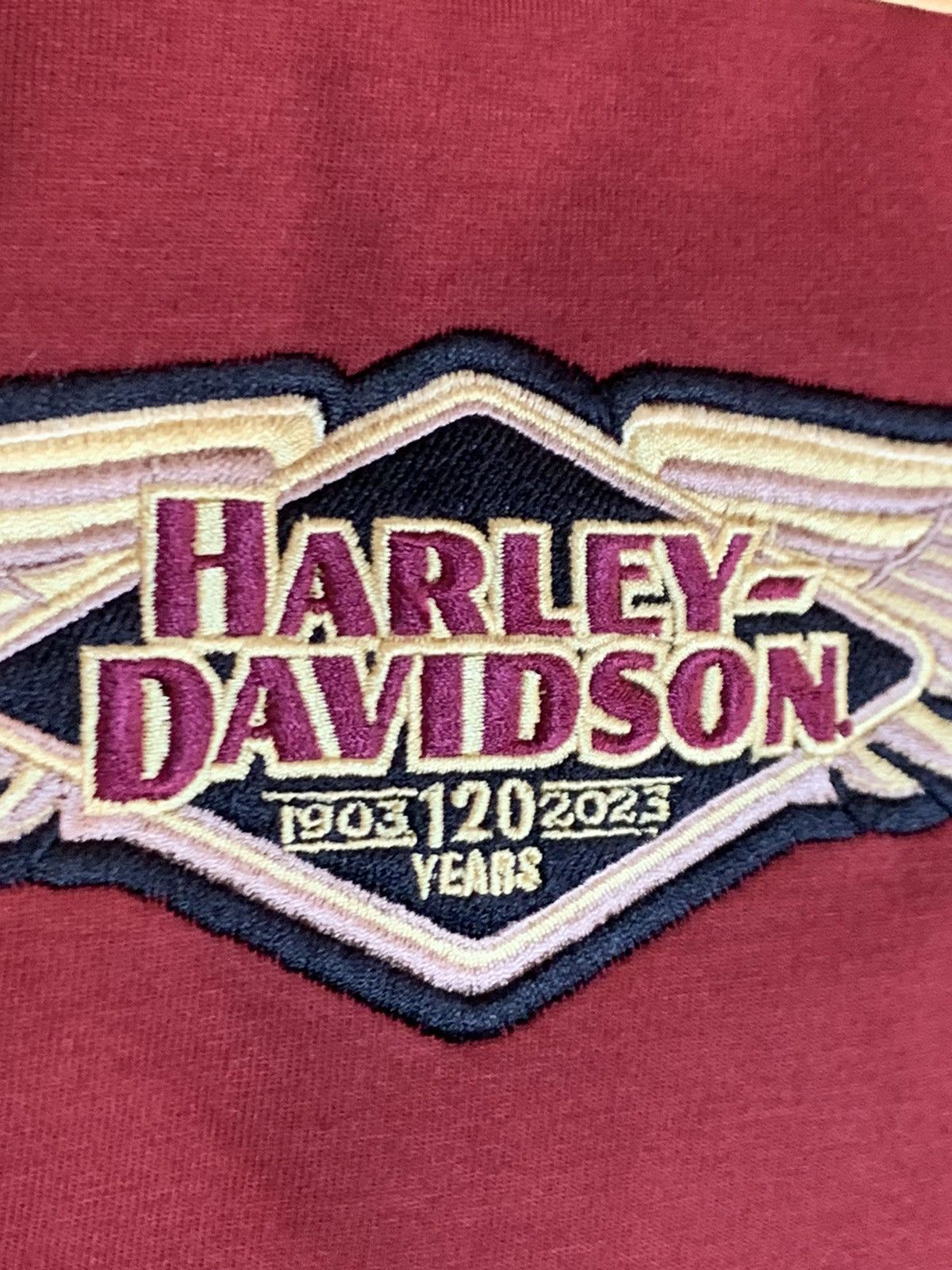 Designer × Harley Davidson *RARE* Harley Davidson 120 Anniversary 3M Motorcycle Jacket Size M / US 6-8 / IT 42-44 - 7 Thumbnail