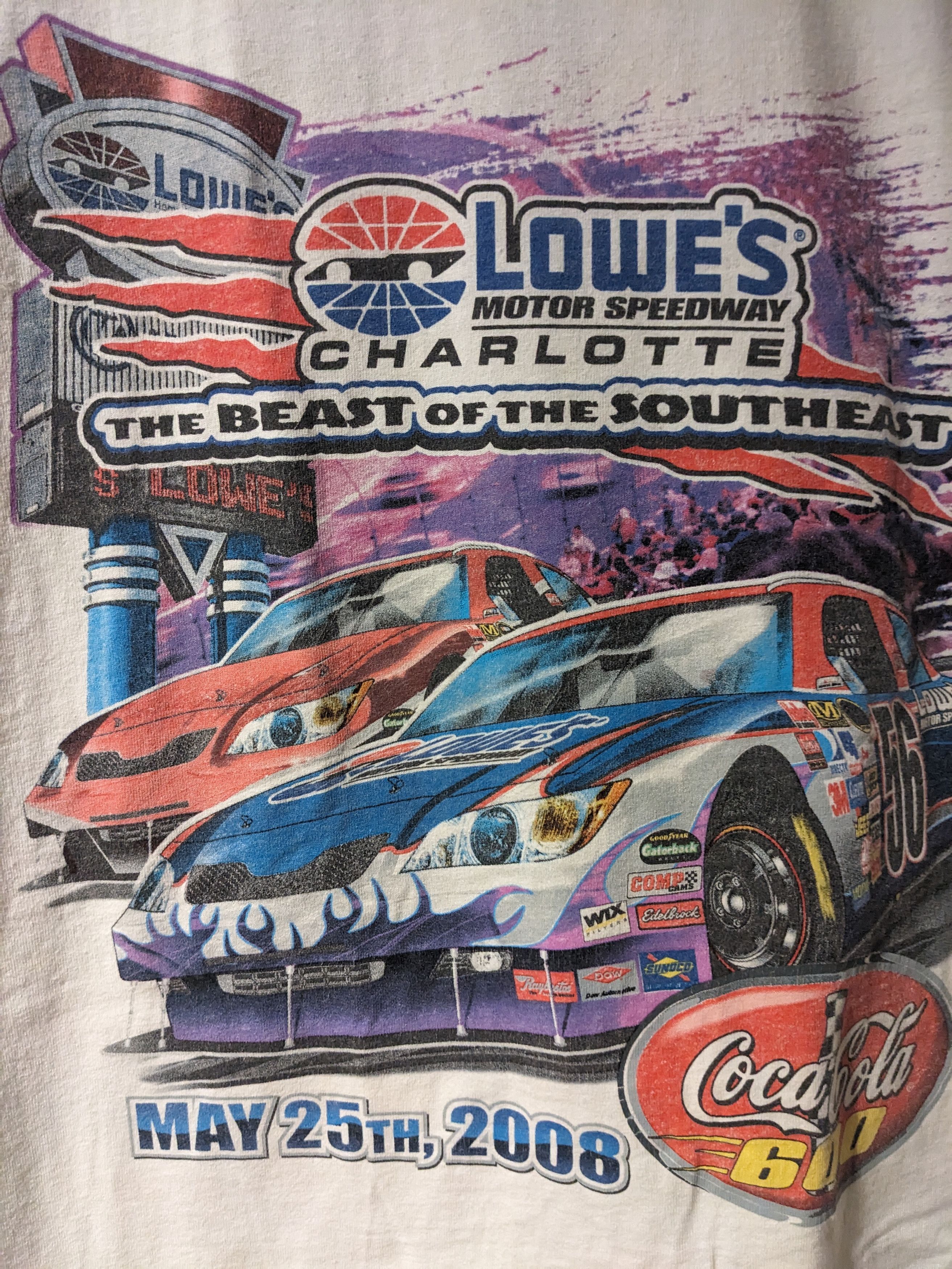 Chase Authentics × NASCAR × Vintage Vintage 2008 Nascar Chase Authentic Racing Speedway T-Shirt Size US XXL / EU 58 / 5 - 2 Thumbnail