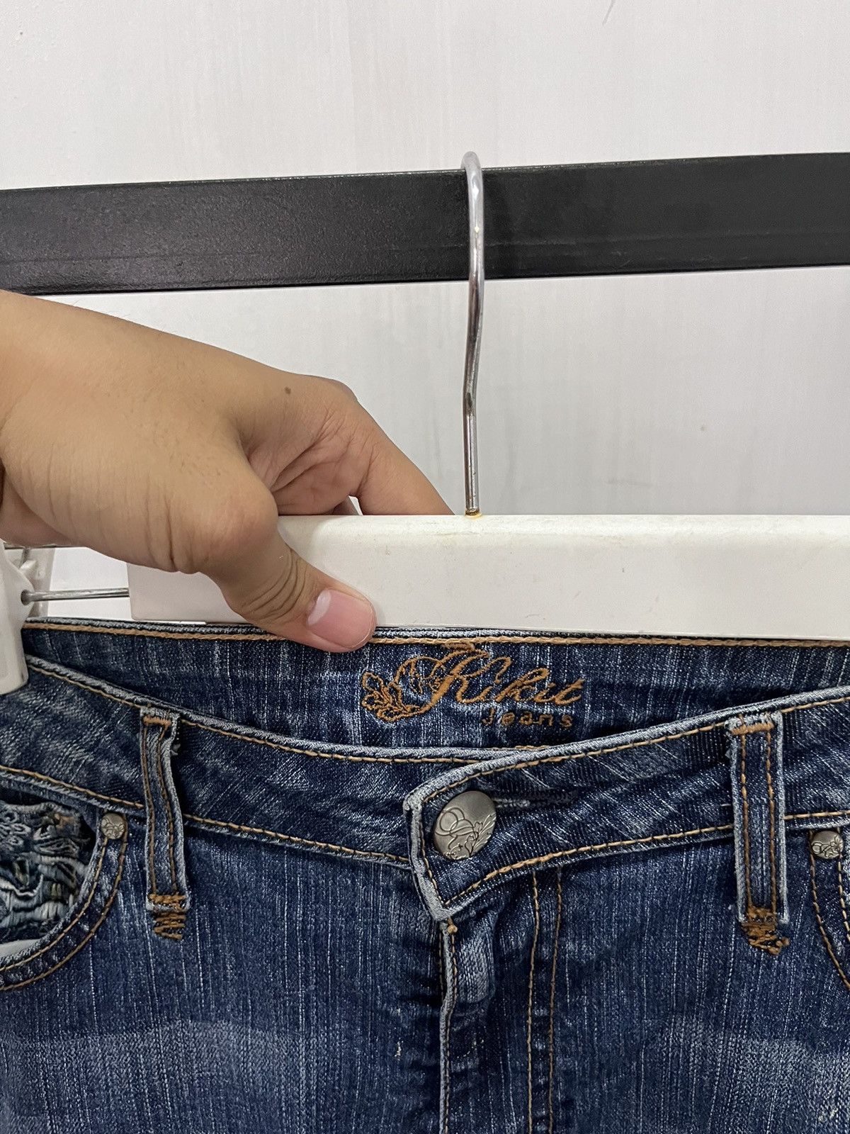Designer × Japanese Brand Vtg Kikit Designer Denim pants W34 Size 34" / US 12 / IT 48 - 4 Thumbnail