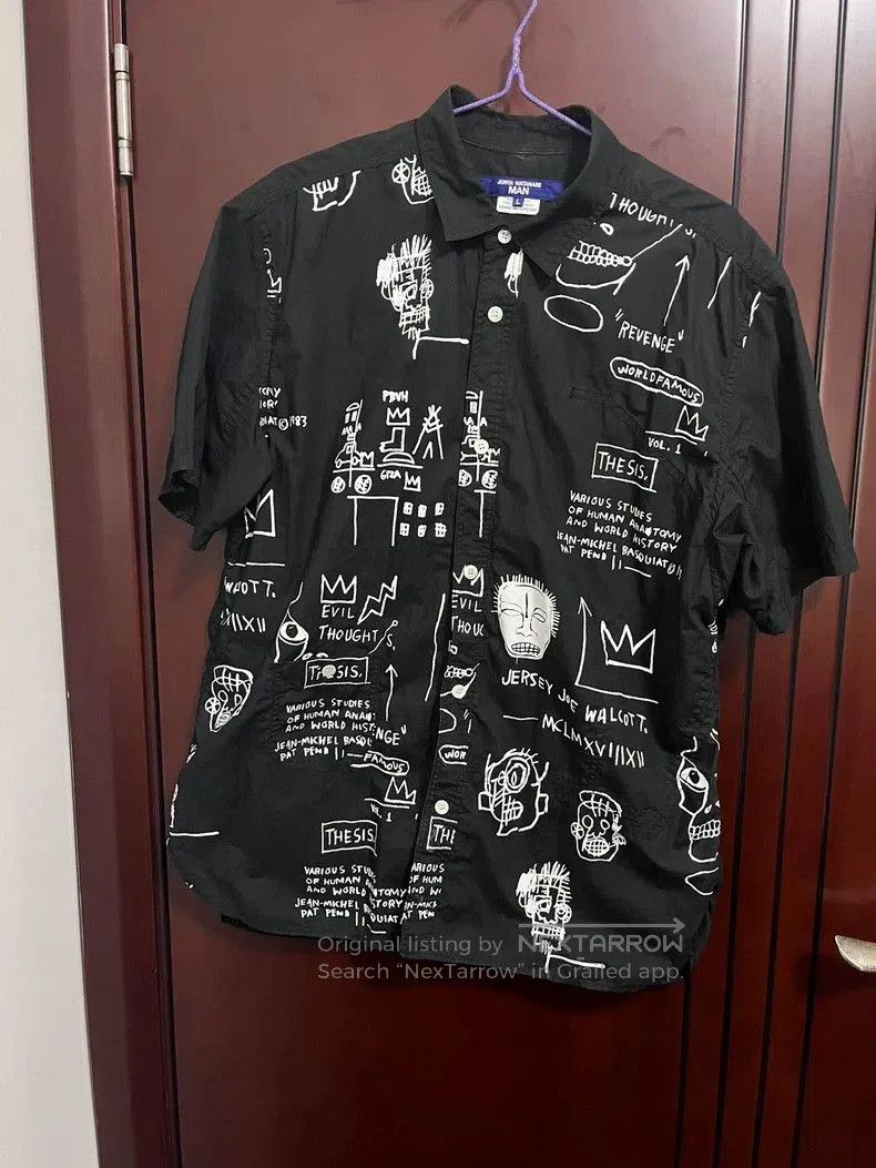 Junya Watanabe MAN Basquiat Short Sleeve Shirt.