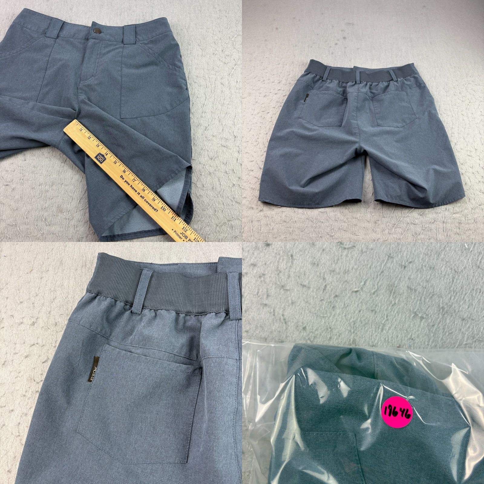 Flylow Flylow Shorts Mens Medium Blue Chino Performance Stretch Outdoor Hiking Biking Size US 31 - 8 Thumbnail