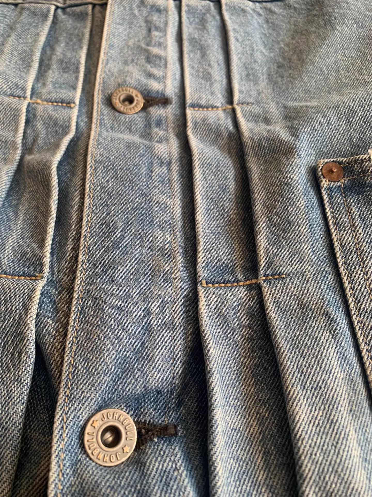 Johnbull JOHNBULL JPN Washed Distressed Denim Jacket L Near New Size US L / EU 52-54 / 3 - 3 Thumbnail