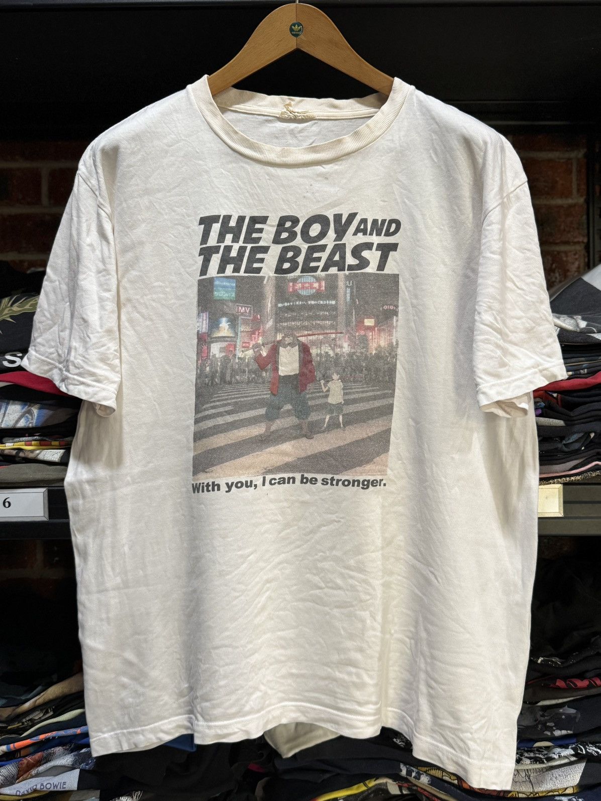 Anime Thrashed Vintage Anime Japan The Boy And The Beast Faded Tee Size US XL / EU 56 / 4 - 1 Thumbnail