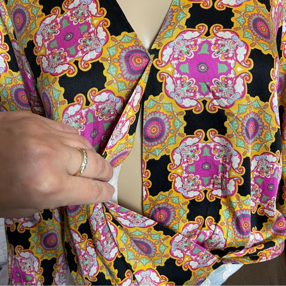 Haute Hippie NWT New Haute Hippie Boho Long Sleeve Blouse Size S Size S / US 4 / IT 40 - 5 Thumbnail