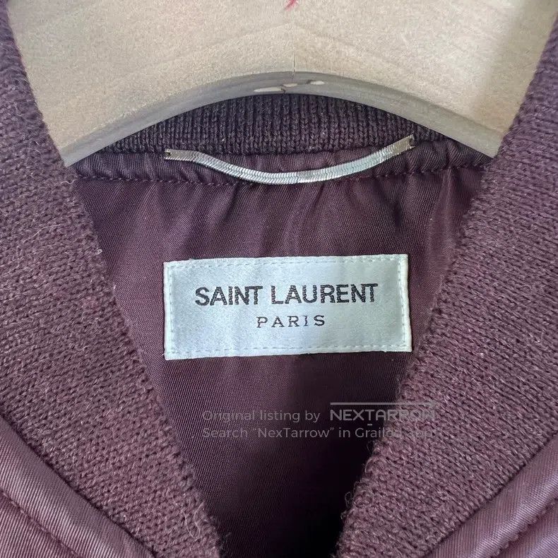Saint Laurent Paris Saint Laurent Paris Red Flight Jacket Size US S / EU 44-46 / 1 - 3 Thumbnail