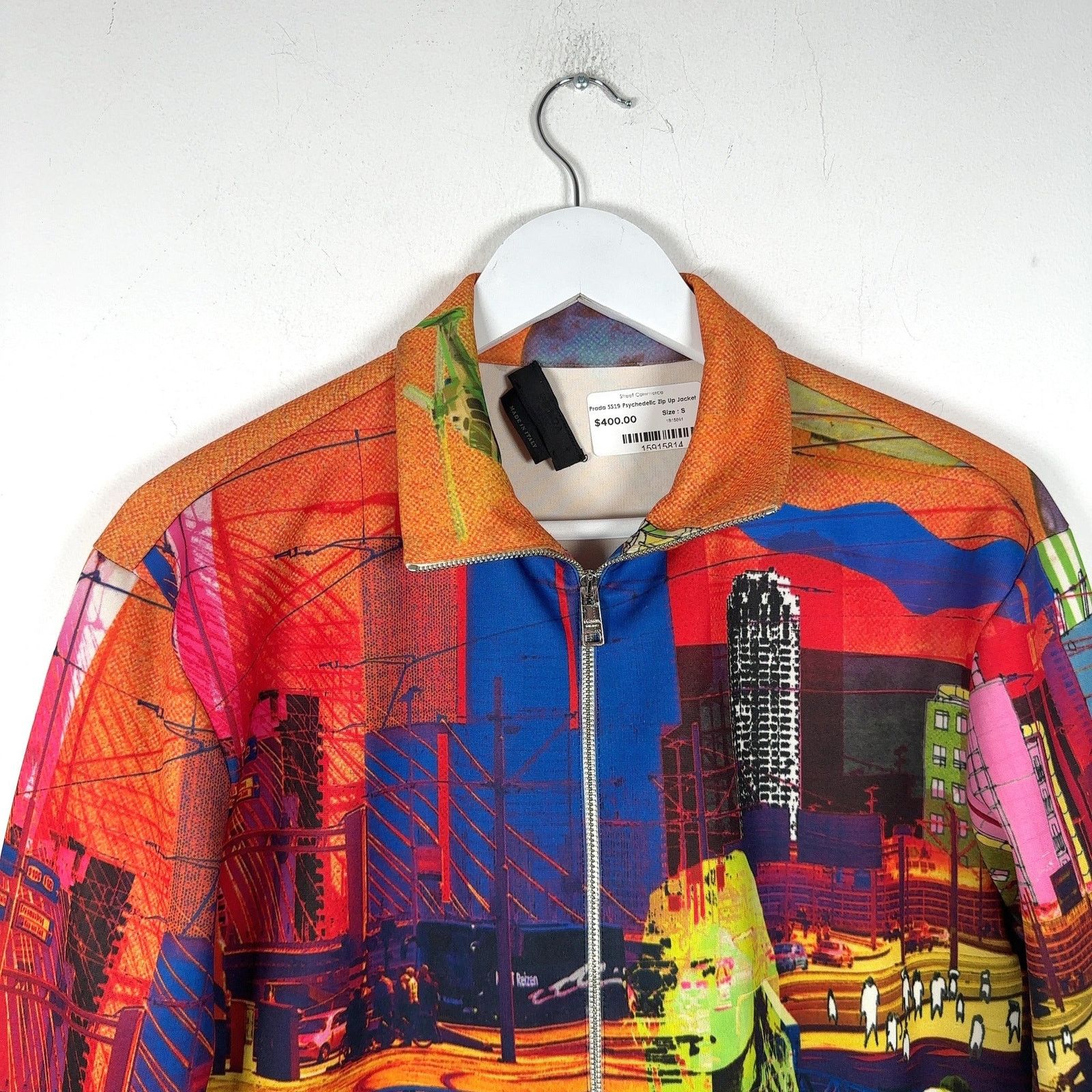 Prada Prada SS19 Psychedelic Zip Up Jacket Size US S / EU 44-46 / 1 - 2 Thumbnail