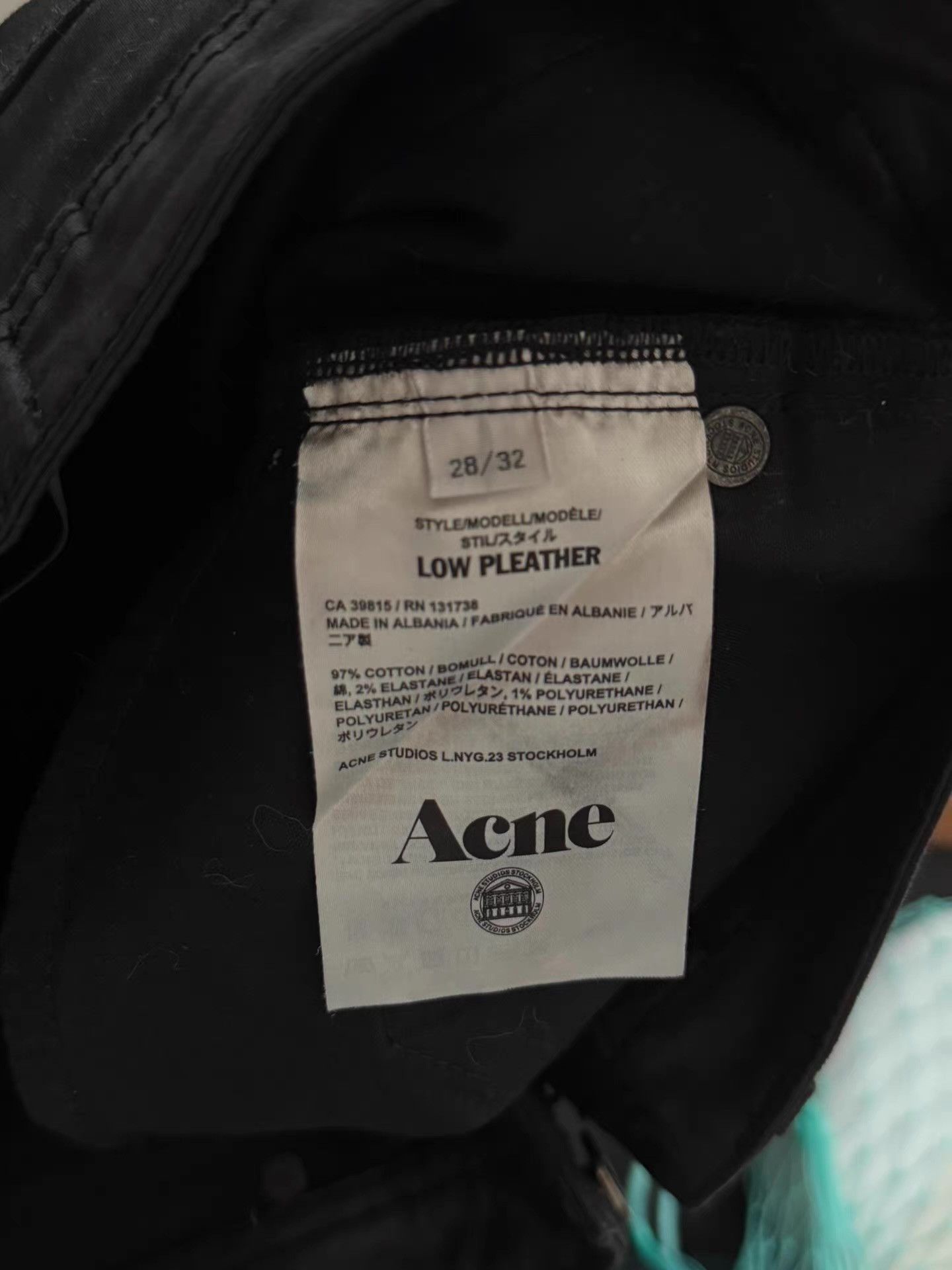 Acne Studios Acne Studios Black Pants Q16 Size US 34 / EU 50 - 2 Thumbnail